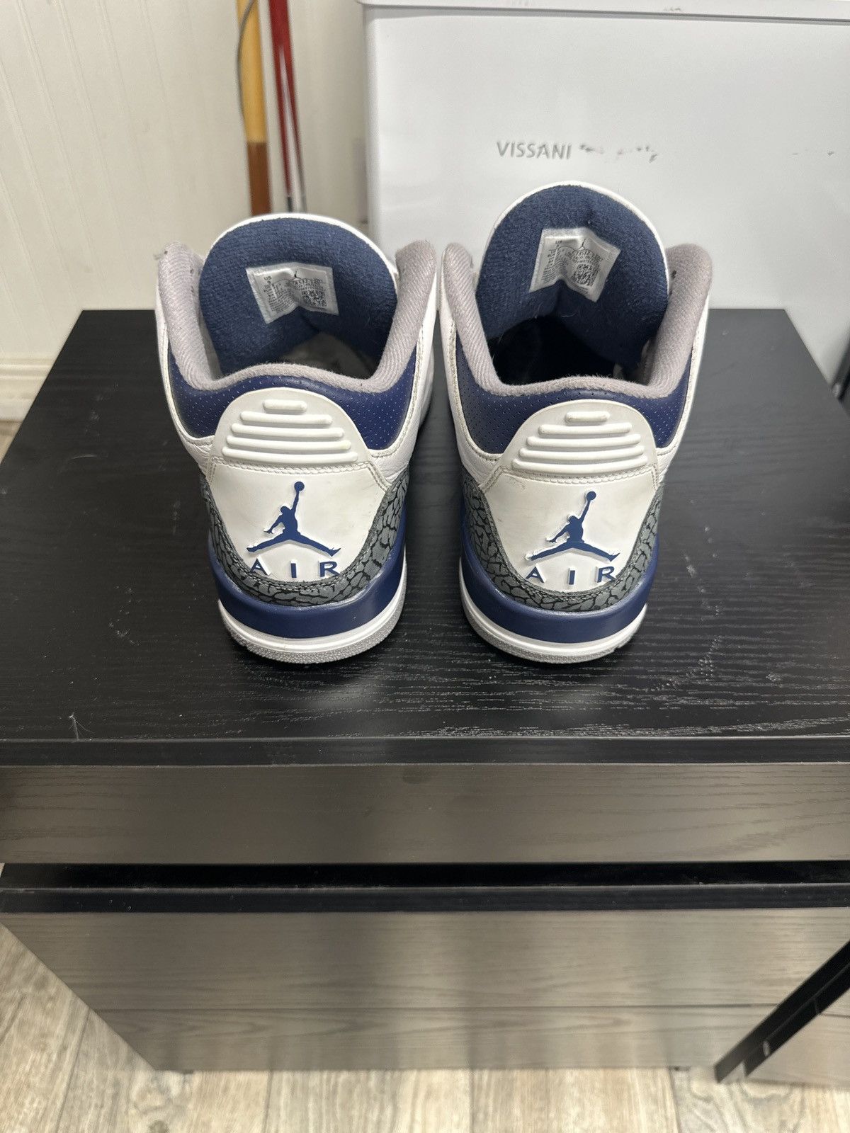 Jordan Brand Jordan 3 Retro Midnight Navy Size US 9 / EU 42 - 4 Thumbnail