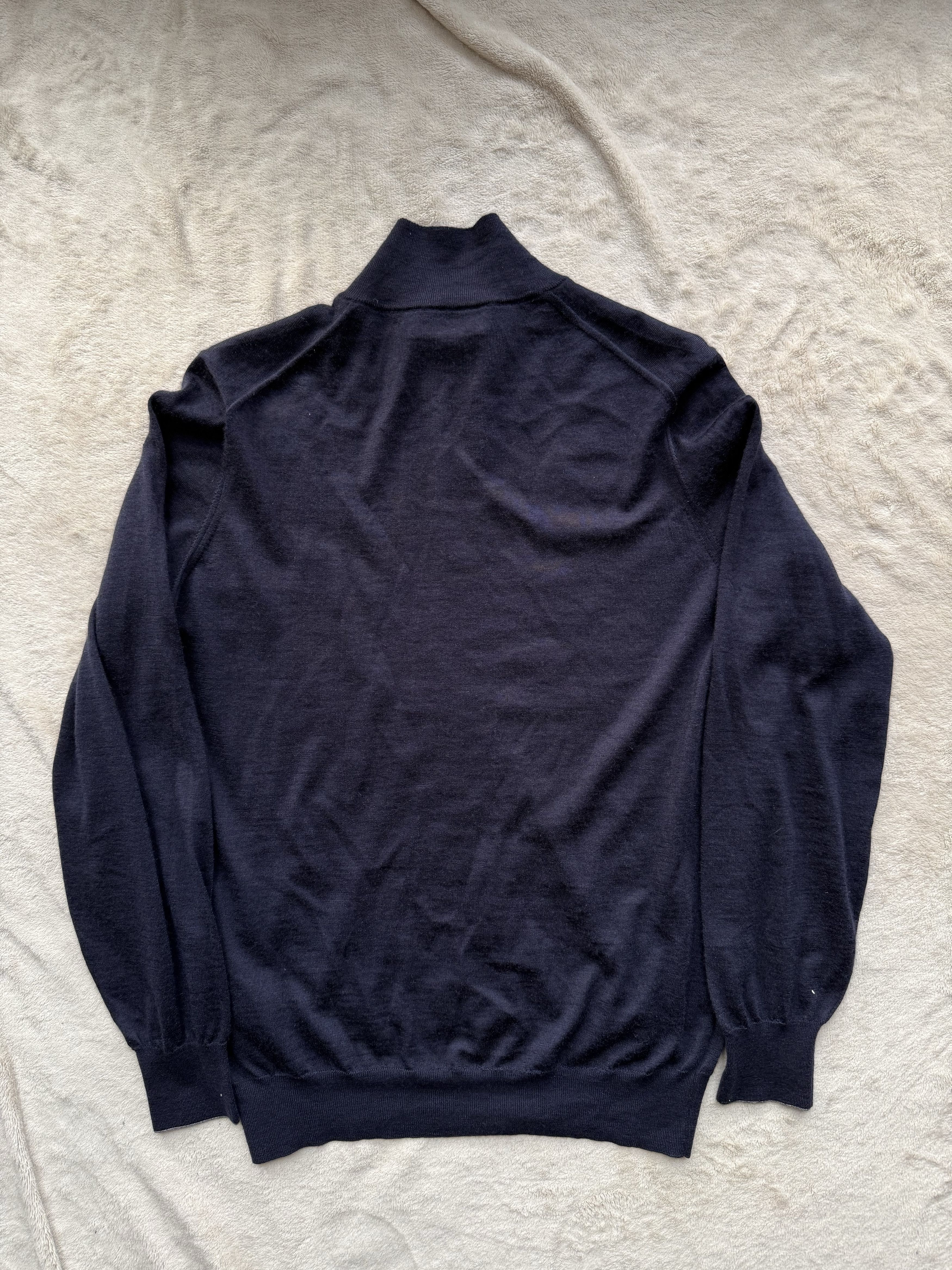 Brunello Cucinelli Brunello Cucinelli Zip Sweater Cashemere Size US M / EU 48-50 / 2 - 2 Thumbnail