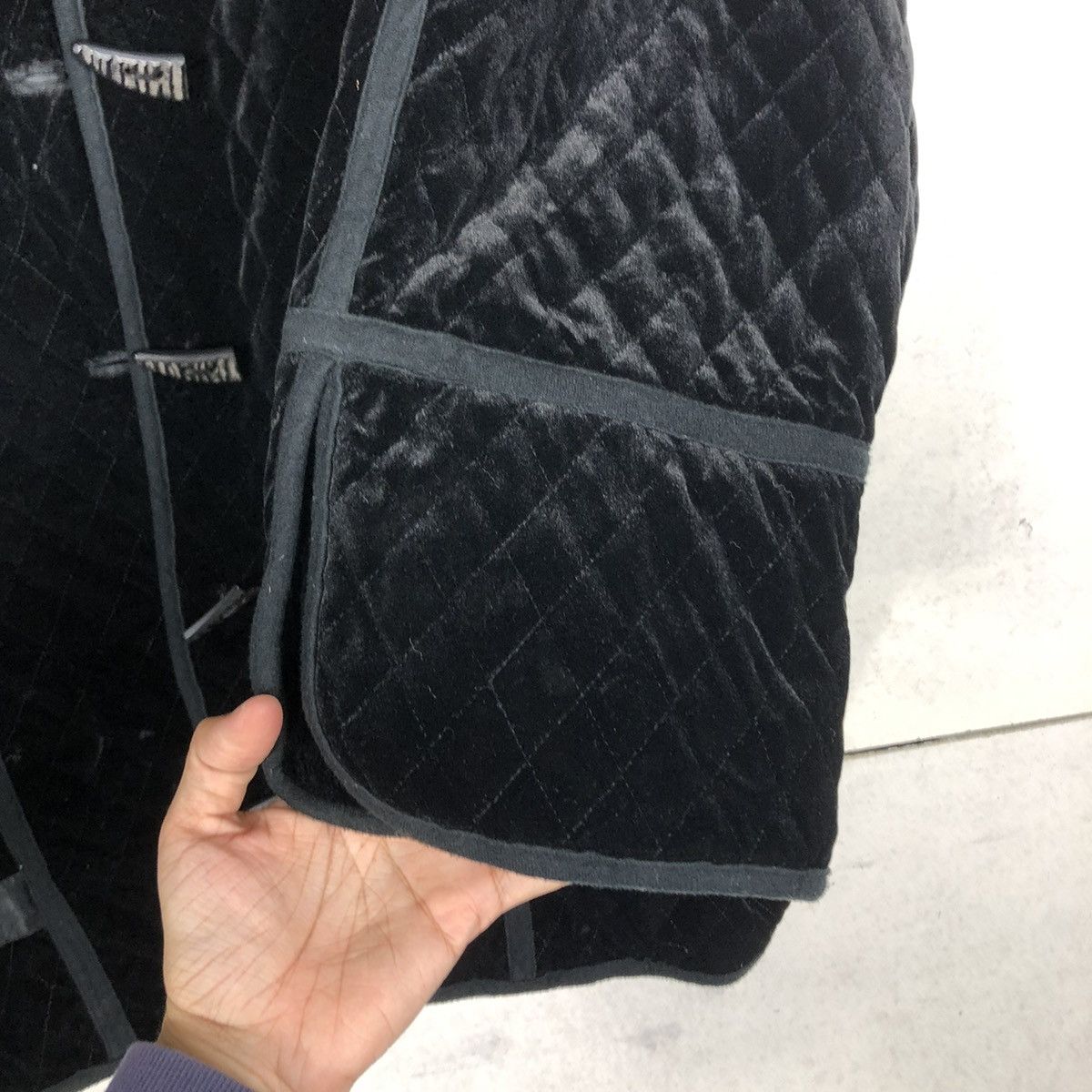 Designer × Japanese Brand × Vintage 🔥VINTAGE VELVET BUTTON JACKET QUILTED KATSUMI ISSEY MIYAKE Size US L / EU 52-54 / 3 - 17 Thumbnail