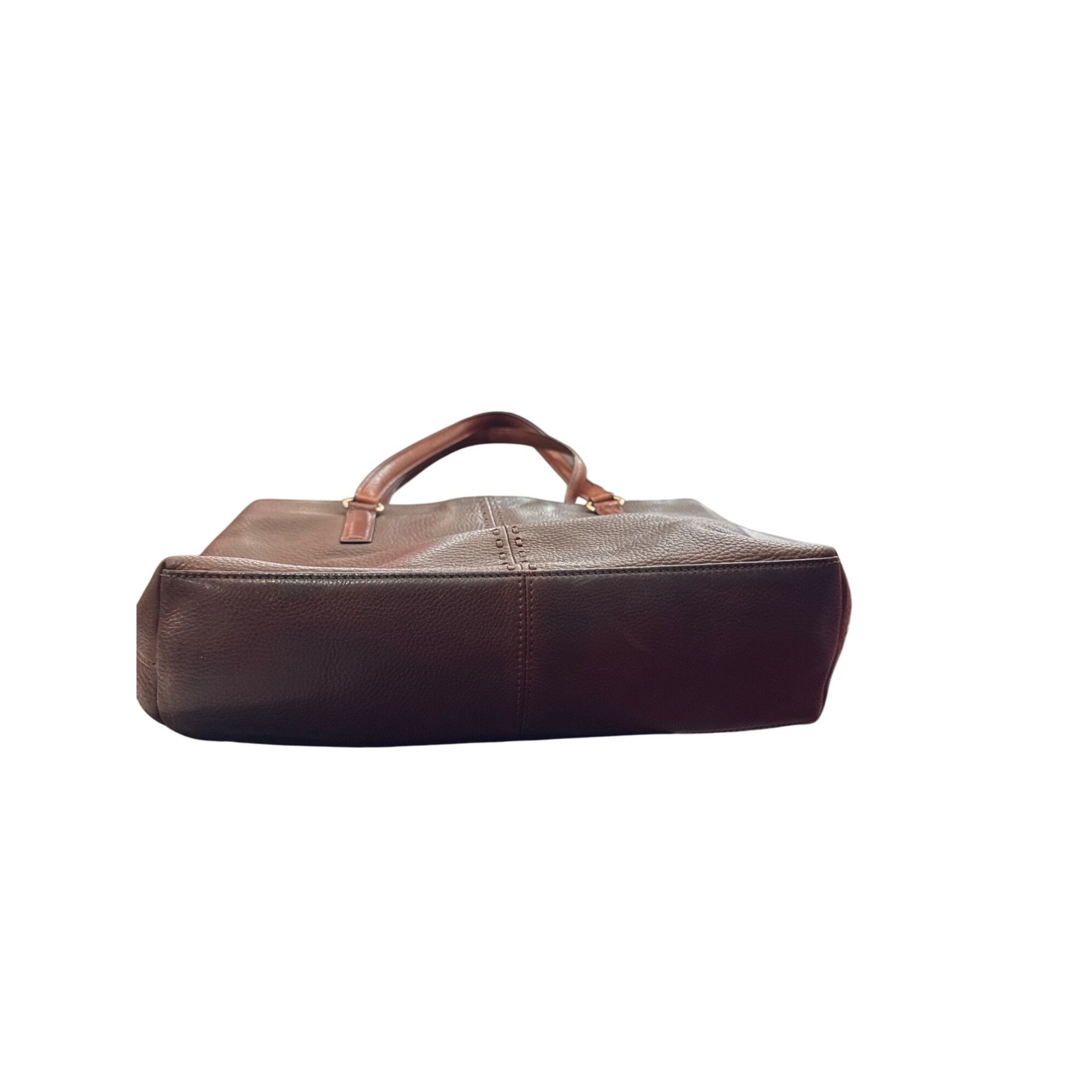 Fossil Fossil Womans Vintage Brown Leather Shoulder Handbag SKU 865 Size ONE SIZE - 8 Thumbnail