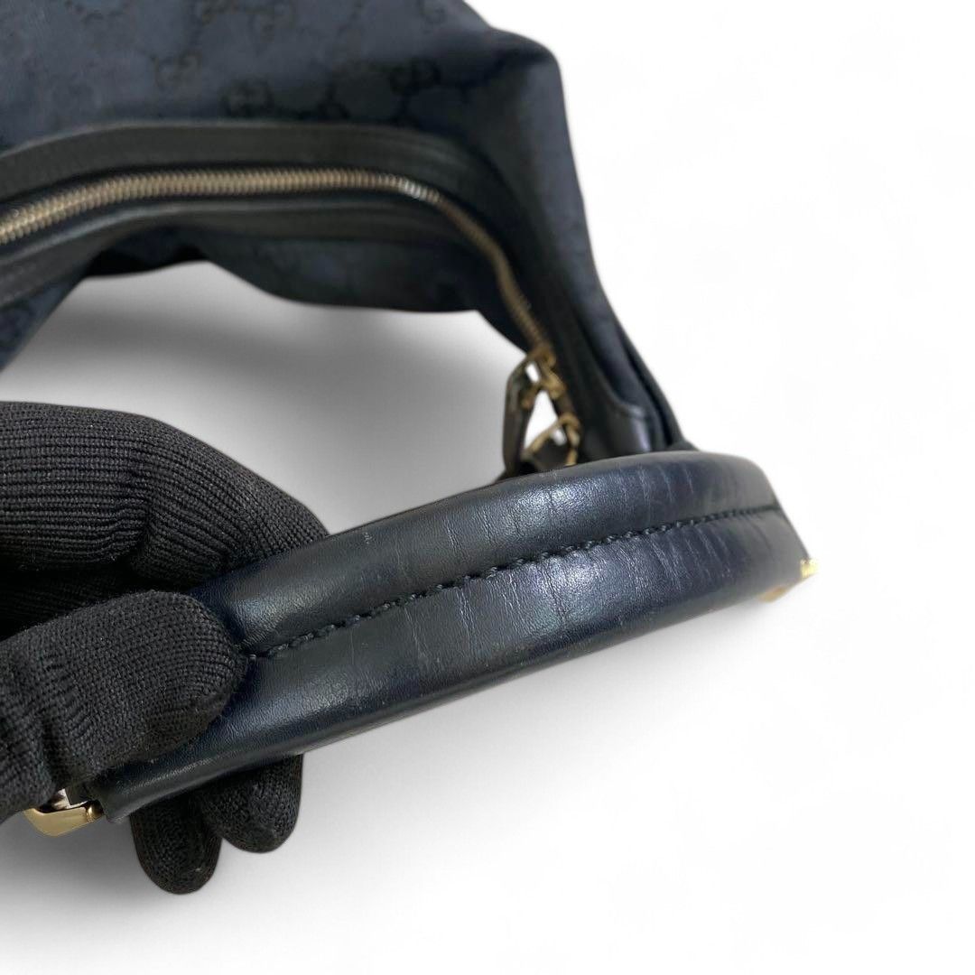 Gucci Gucci - Shoulder Bag Monogram Black Leather GG Size ONE SIZE - 6 Thumbnail