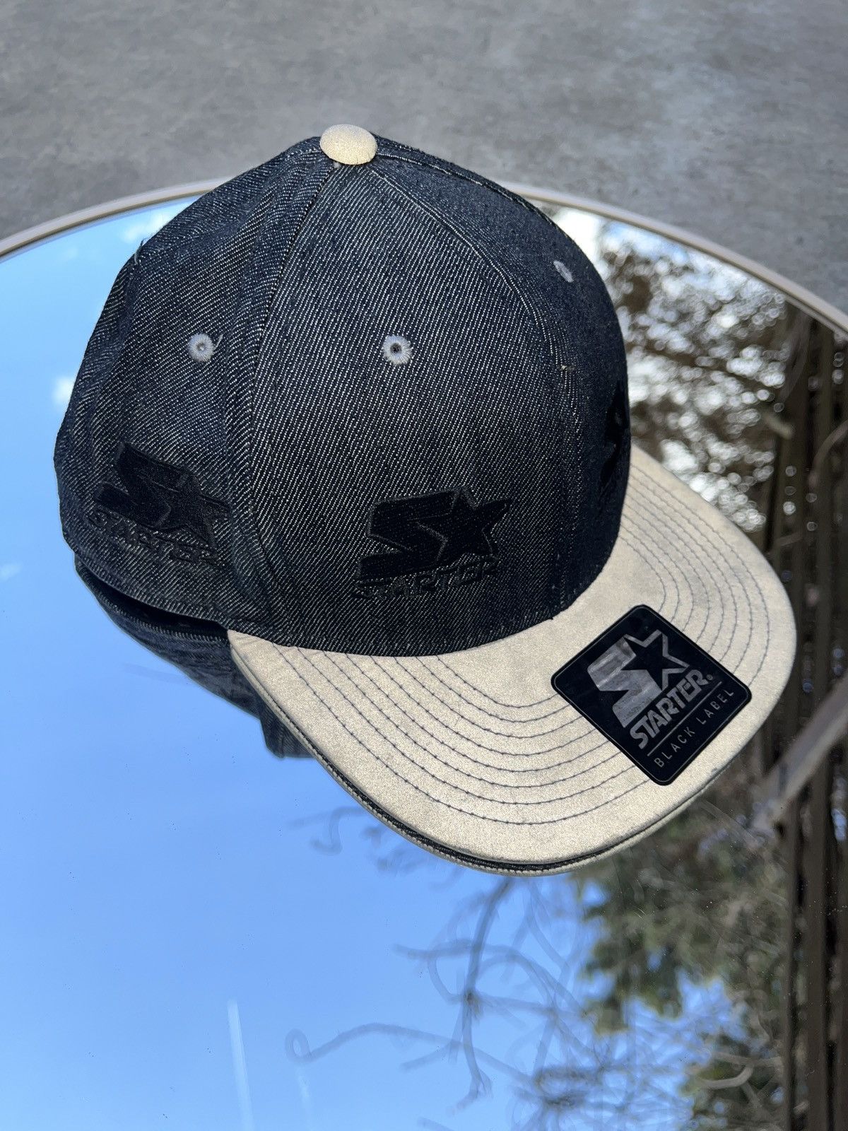 Starter Vintage Reflective Starter Cap Nfl nhl nba Rap Skate Y2k Size ONE SIZE - 4 Thumbnail