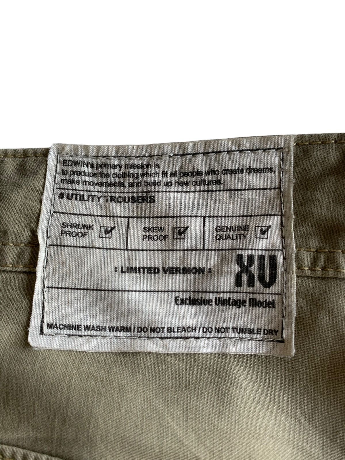 Edwin FLARED EDWIN XV CARGO PANTS JAPANESE DESIGN DENIM Size US 30 / EU 46 - 14 Thumbnail