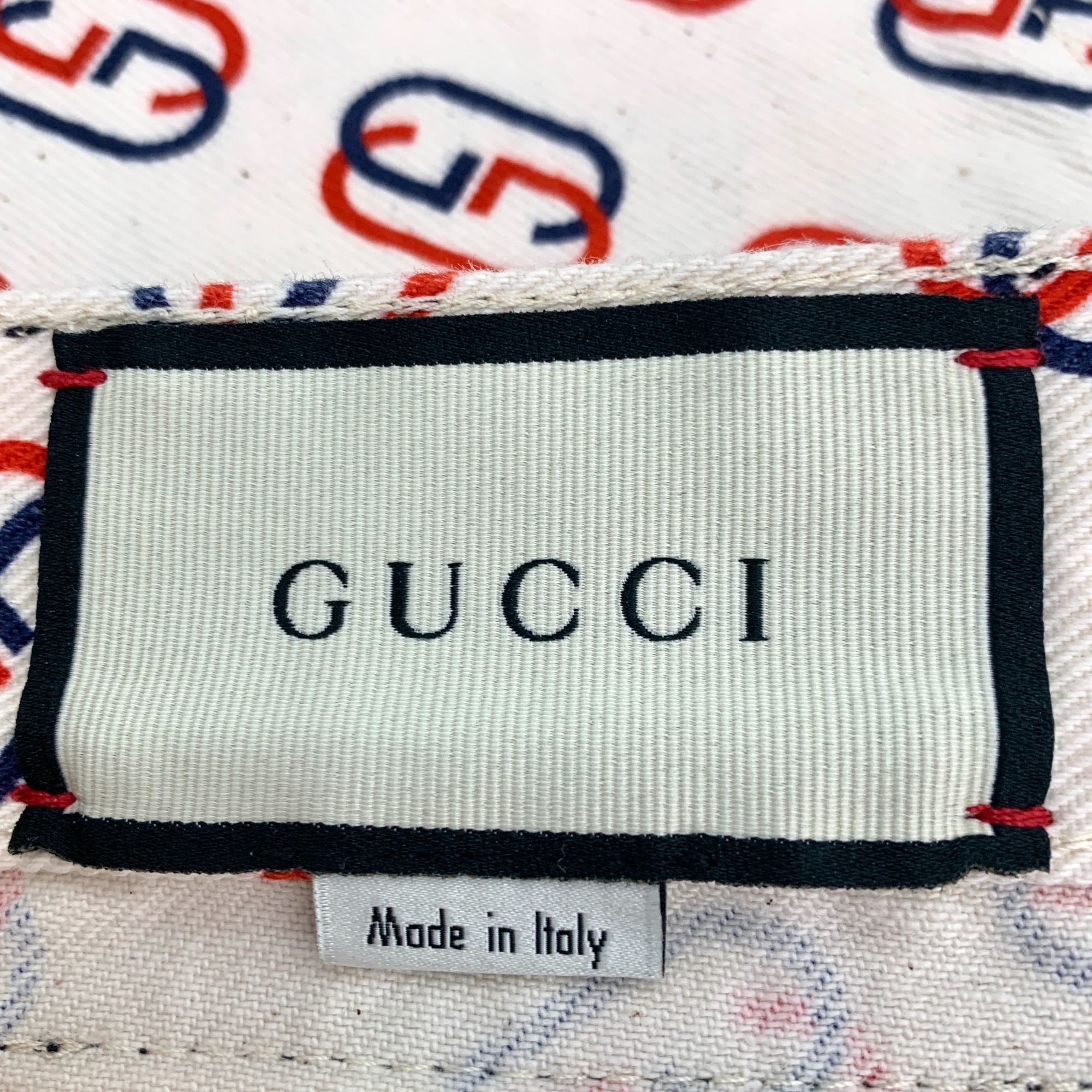 Gucci Gucci Womens Logo Print High-Waisted Denim Shorts Size 25" / US 0 / IT 36 - 5 Thumbnail