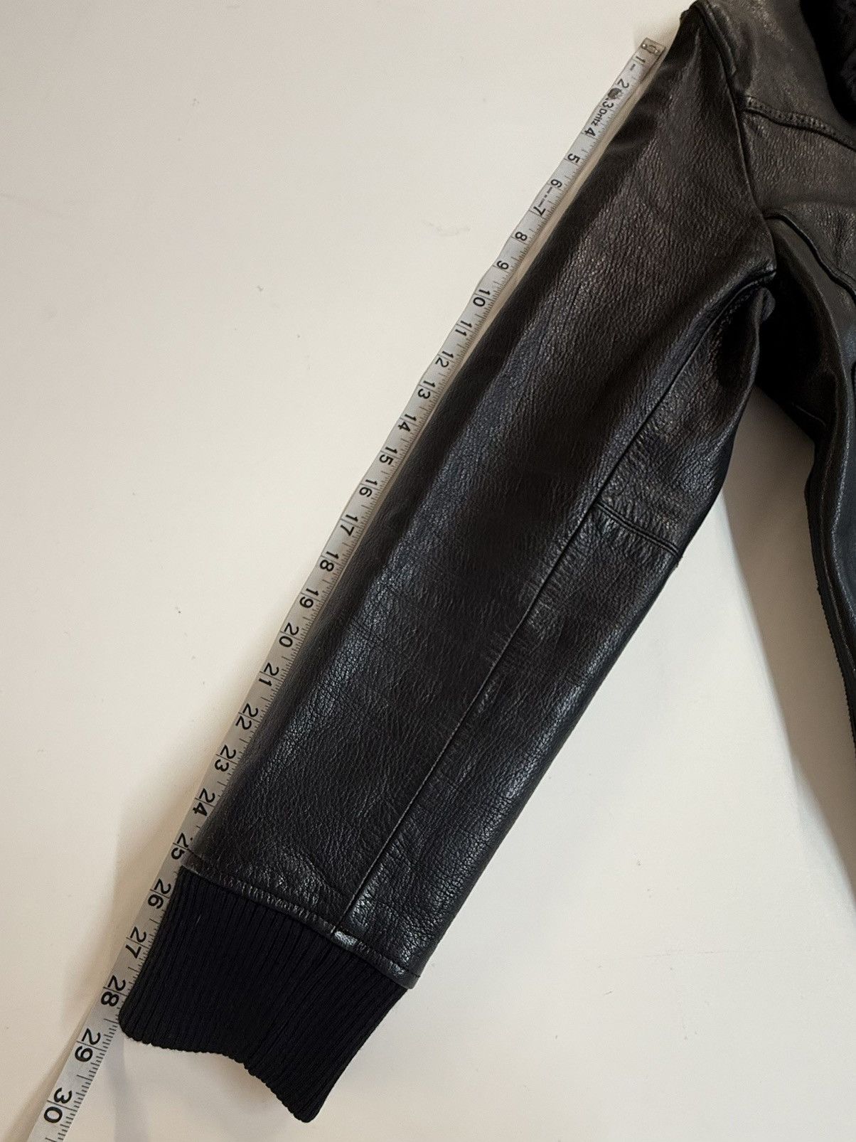 Kiminori Morishita Kiminori Morishita Black Goatskin Leather Bomber Jacket Size US L / EU 52-54 / 3 - 25 Thumbnail