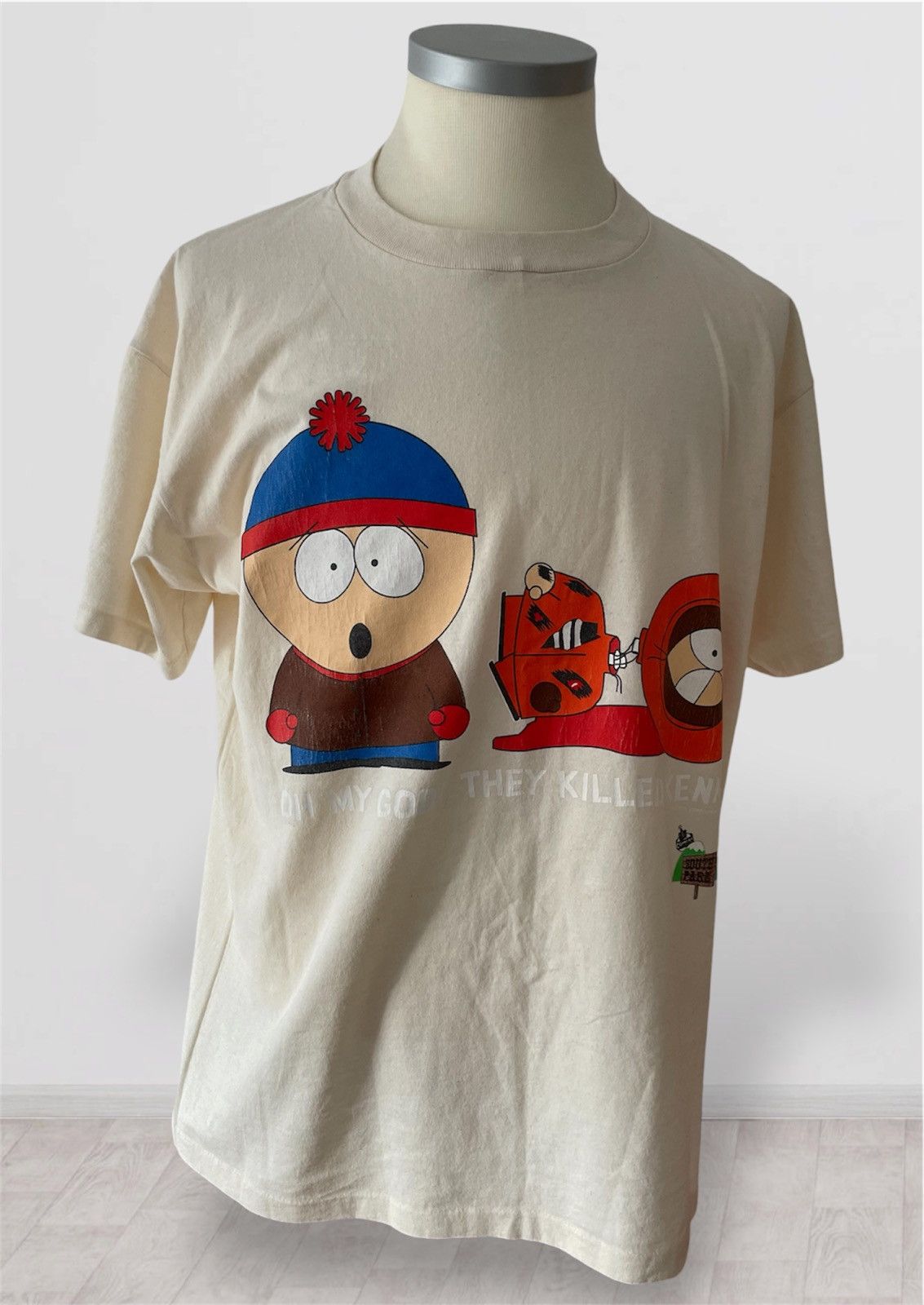 Anvil Vintage South Park OMG They Killed Kenny t shirt, XL Anvil Size US XL / EU 56 / 4 - 1 Thumbnail