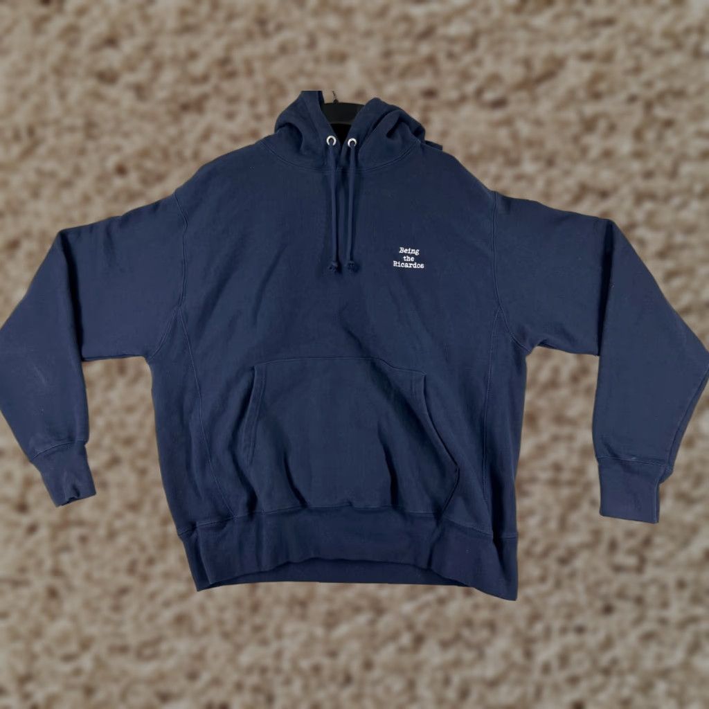 Champion Champion Hoodie Men's Large Blue I Love Lucy Being The Ricardos Crew Neck Zip PULLOVER Logo 90s? Size US L / EU 52-54 / 3 - 1 Thumbnail