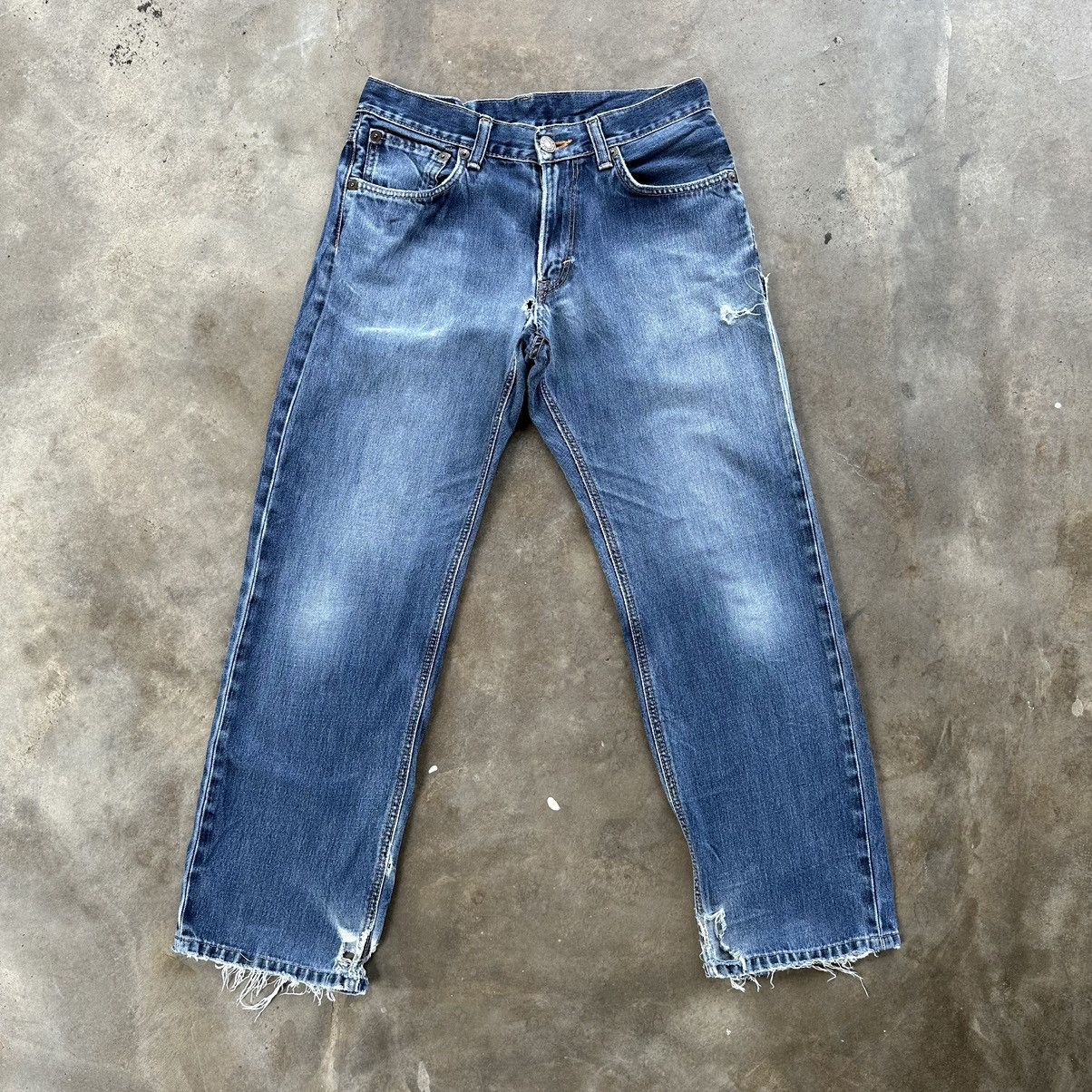 Japanese Brand Vintage Edwin 503 Distressed Faded Denim Jean Pant W31 Size US 31 - 1 Thumbnail