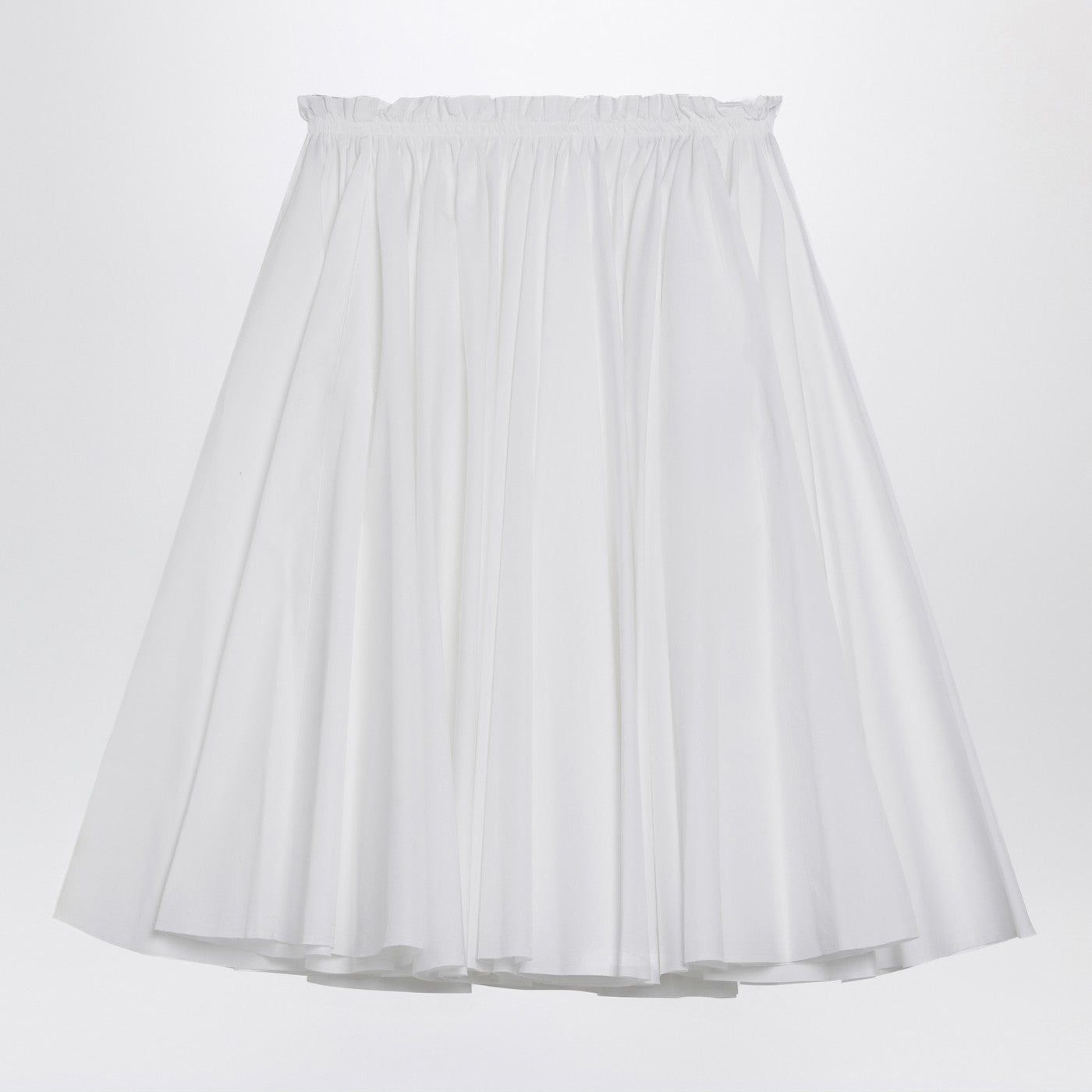 AMI Ami Paris White Cotton Skirt Size 27" / US 4 / IT 40 - 1 Thumbnail