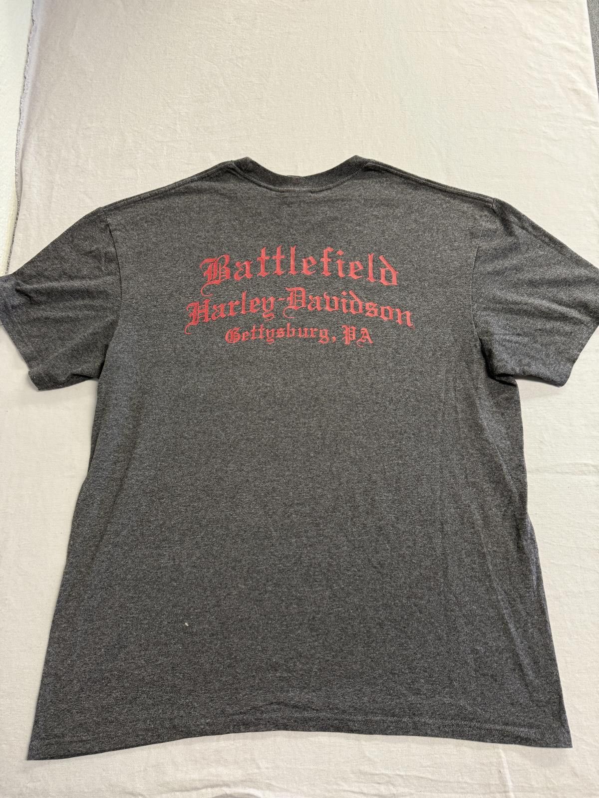 Harley Davidson Harley Davidson T-shirt Skeleton Wrench Fist Gettysburg - L Size US L / EU 52-54 / 3 - 2 Thumbnail