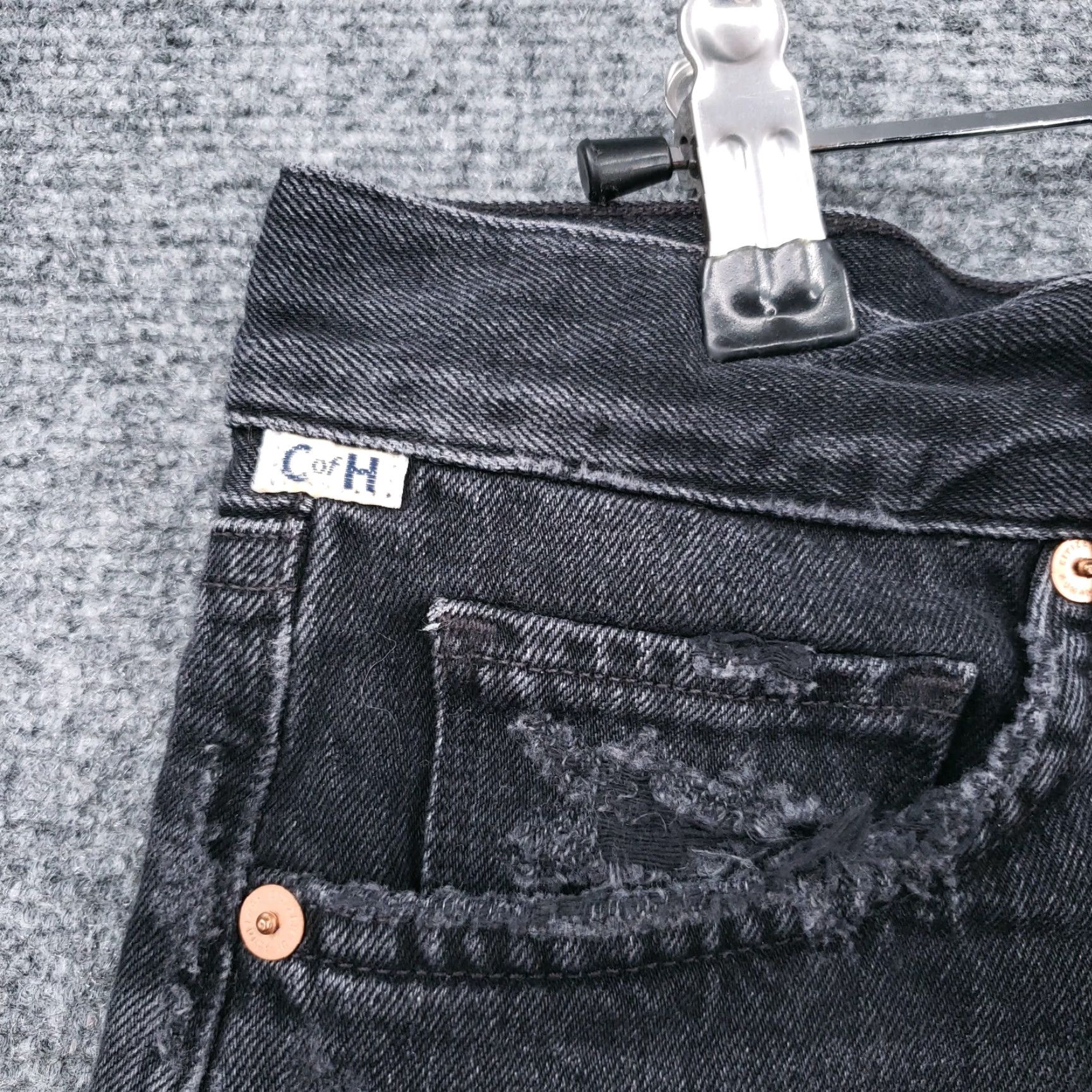 Citizens Of Humanity Citizens of Humanity Skirt Women 27 Black Premium Vintage Mini Denim Ripped Jeans Style: Mini Size 27" / US 4 / IT 40 - 7 Thumbnail