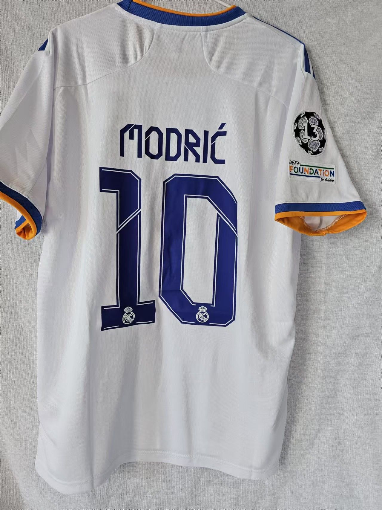 2021 2022 Real Madrid 10 Luka Modrić Jersey Home