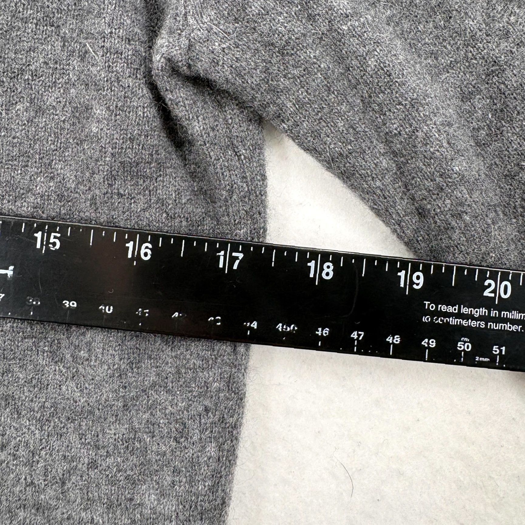 Vintage Prive Cashmere Sweater Womens Medium Gray 100% Cashmere Shawl Collar Pullover Regular Knit Wool? Size M / US 6-8 / IT 42-44 - 7 Thumbnail