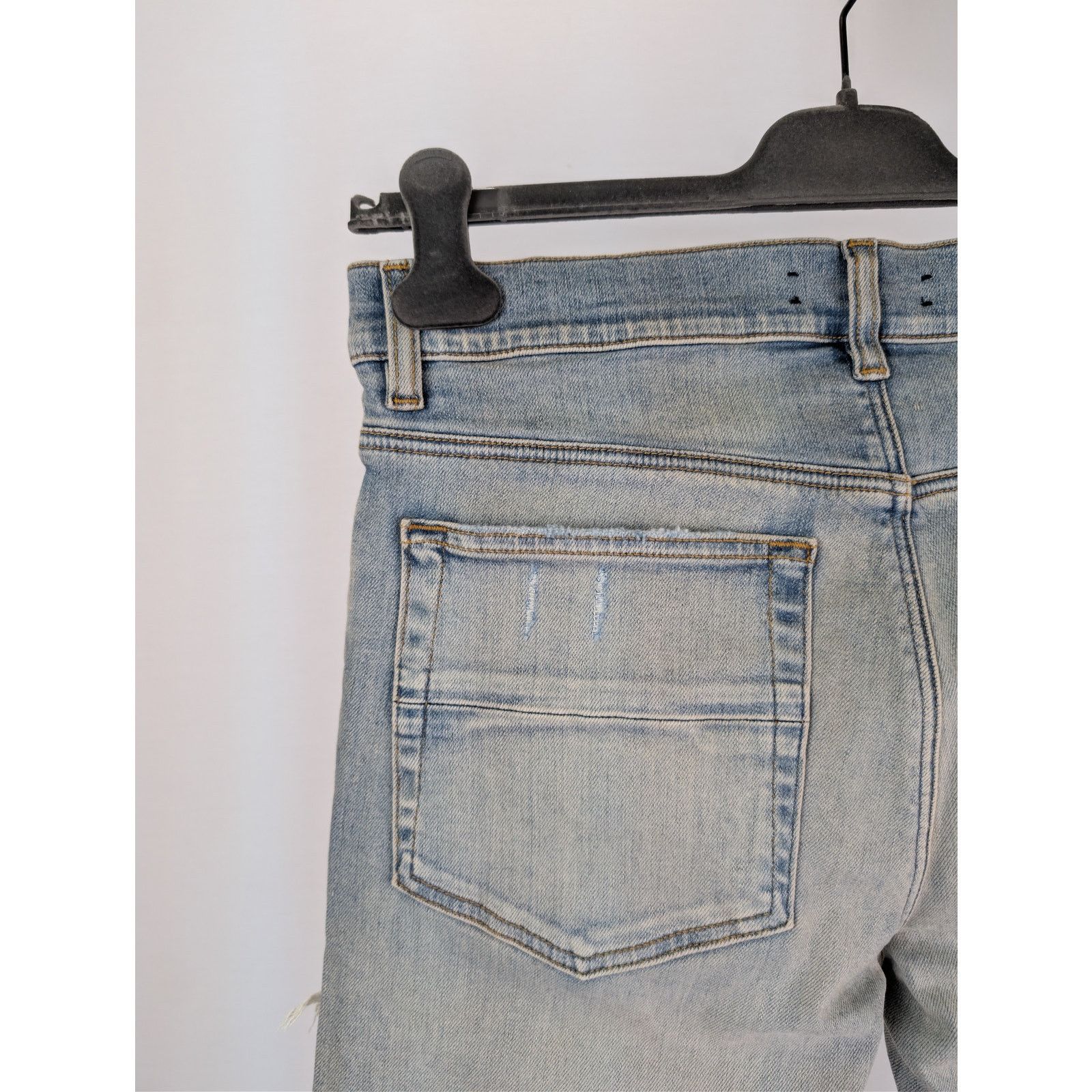 Amiri o1rshd1 Suede MX1 Jean Denim Jeans in Antique Indigo Size US 29 - 12 Thumbnail