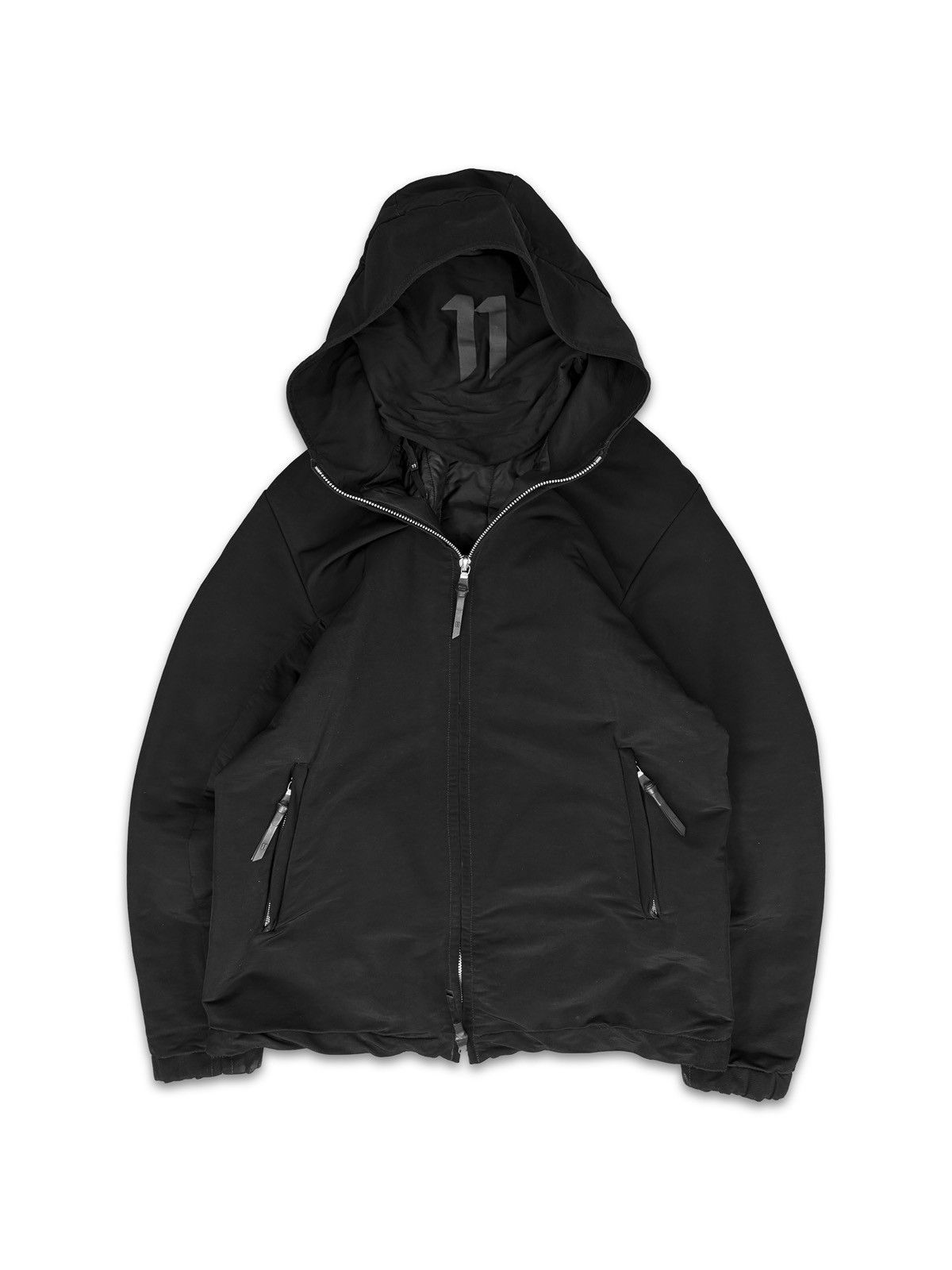 Pre-owned 11 By Boris Bidjan Saberi X Boris Bidjan Saberi 11 By Boris Bidjan Saberi Masked Multi-zip Black Jacket