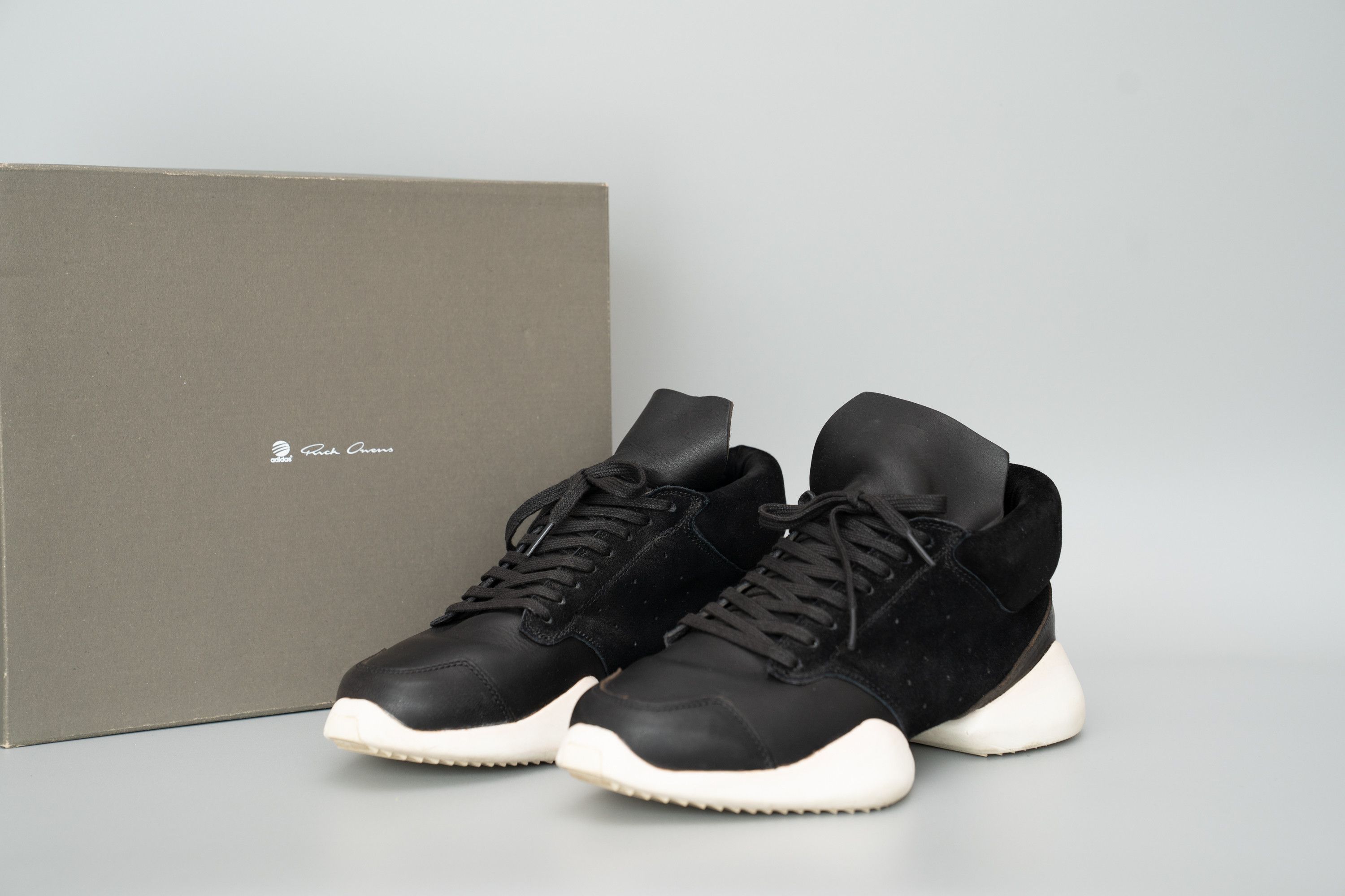 Adidas × Rick Owens Rick Owens RUNNER Size US 8.5 / EU 41-42 - 14 Thumbnail