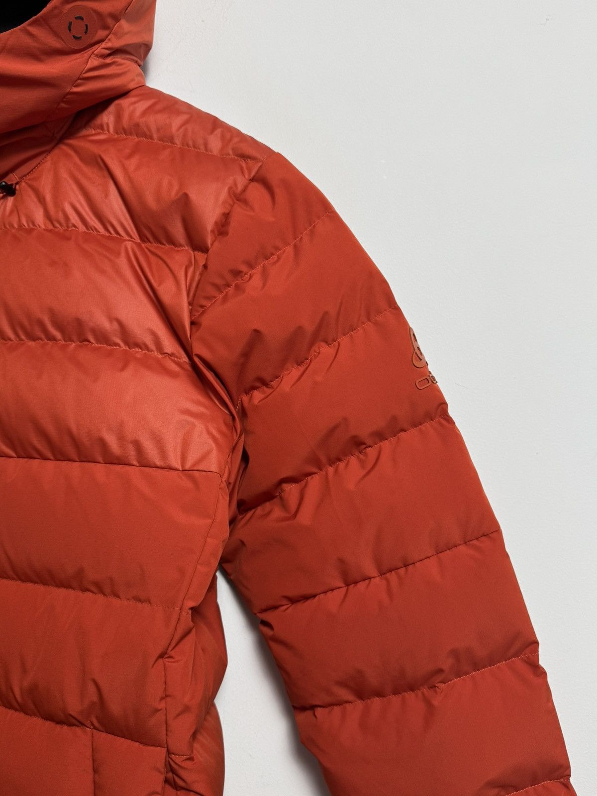 Odlo Down Jacket Red Hooded Puffer Winter Outdoor Men’s