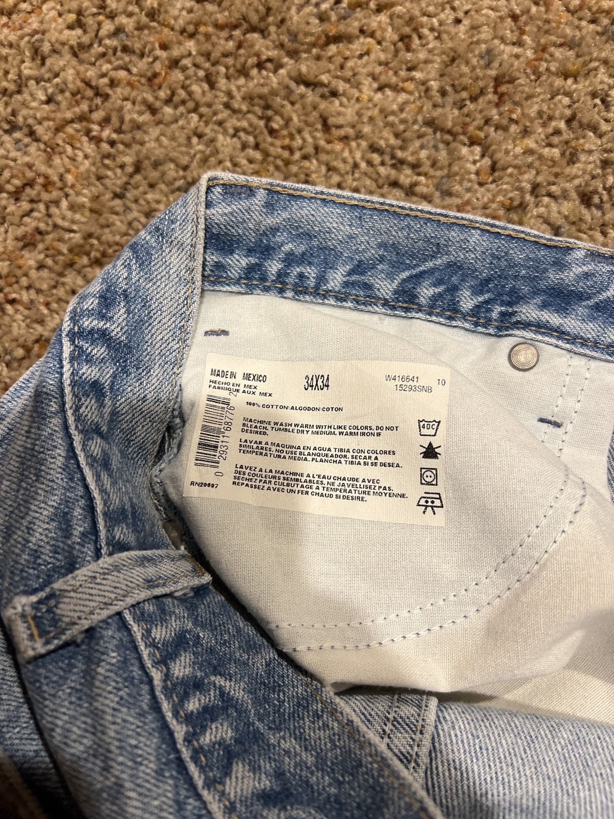 Vintage Vintage Dickies Crazy Distressed Repaired Carpenter Jeans Size US 34 / EU 50 - 11 Thumbnail