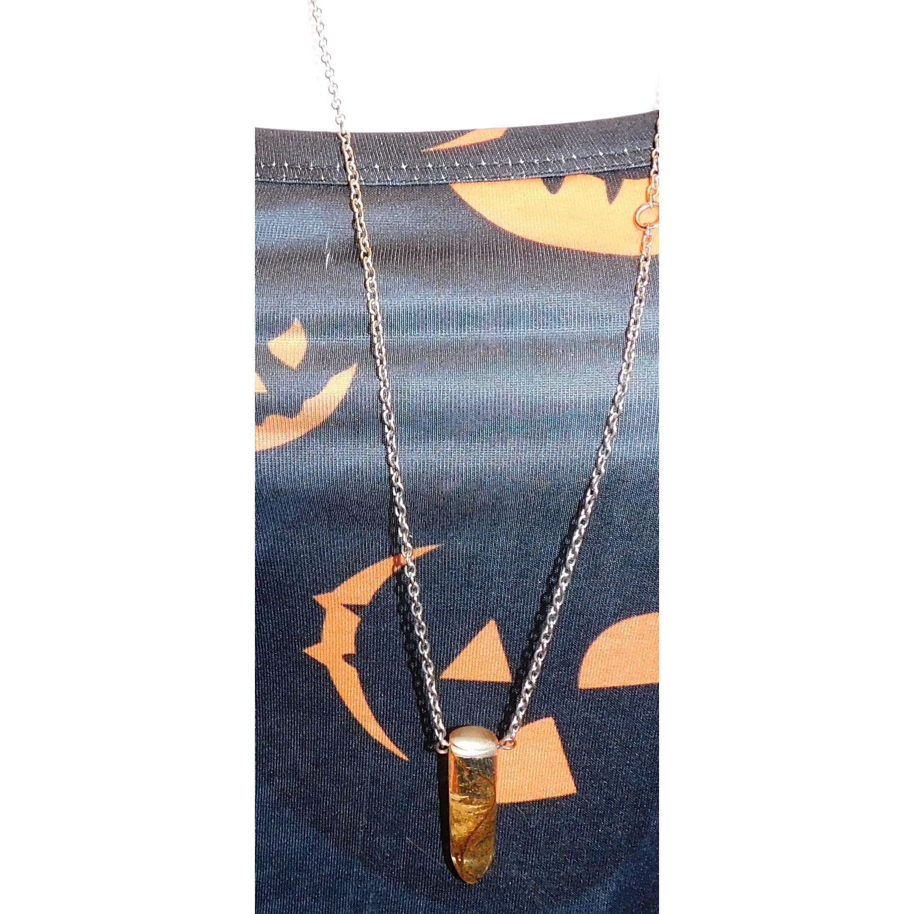 Handmade Handmade Fairycore Mossy Vine Resin Necklace Size ONE SIZE - 4 Thumbnail