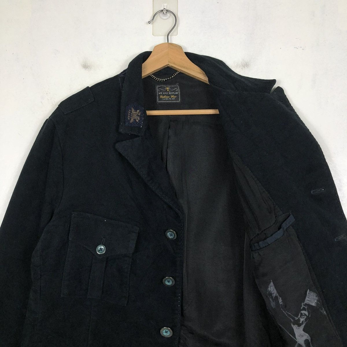 Japanese Brand 📌VINTAGE BIKET JACKET REPLAY JAPAN MUTLI POCKETS BONDAGE Size US L / EU 52-54 / 3 - 13 Thumbnail