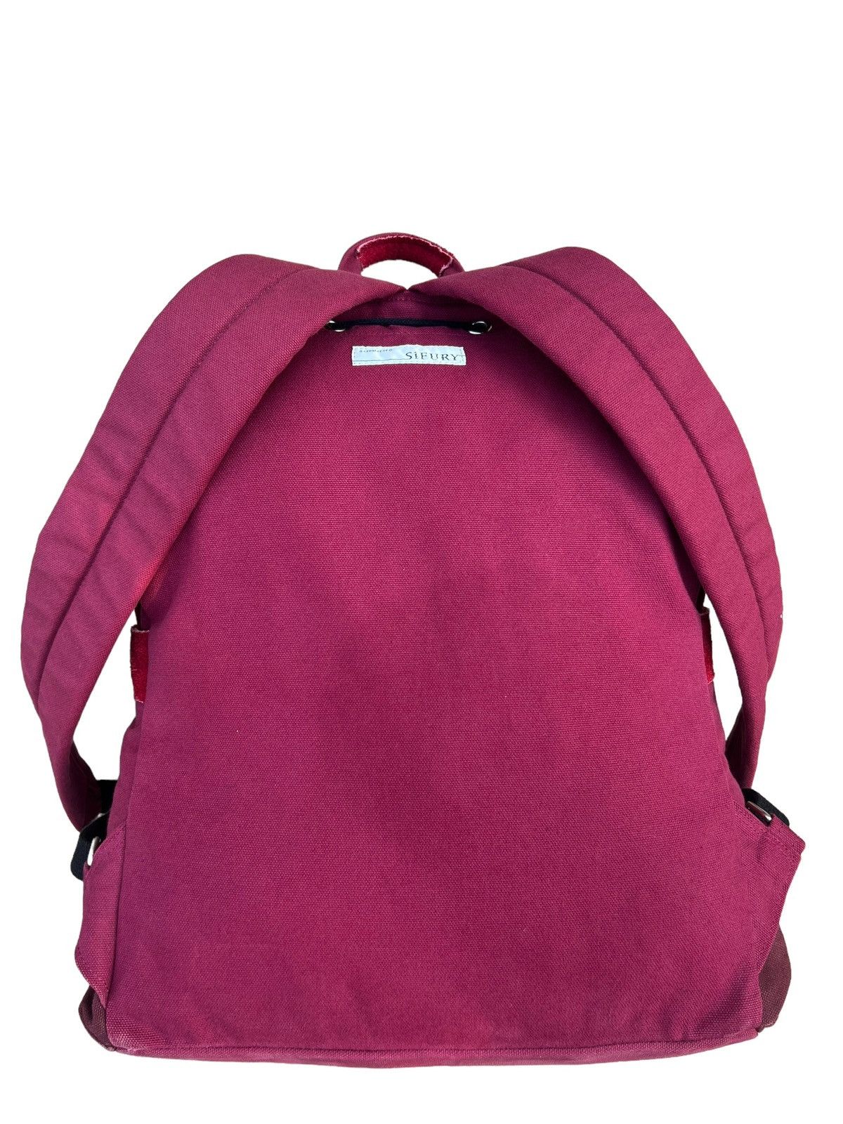 Sifury VTG Sifury Japan Hybrid Cotton Suede Leather Backpack Bag Size ONE SIZE - 7 Thumbnail