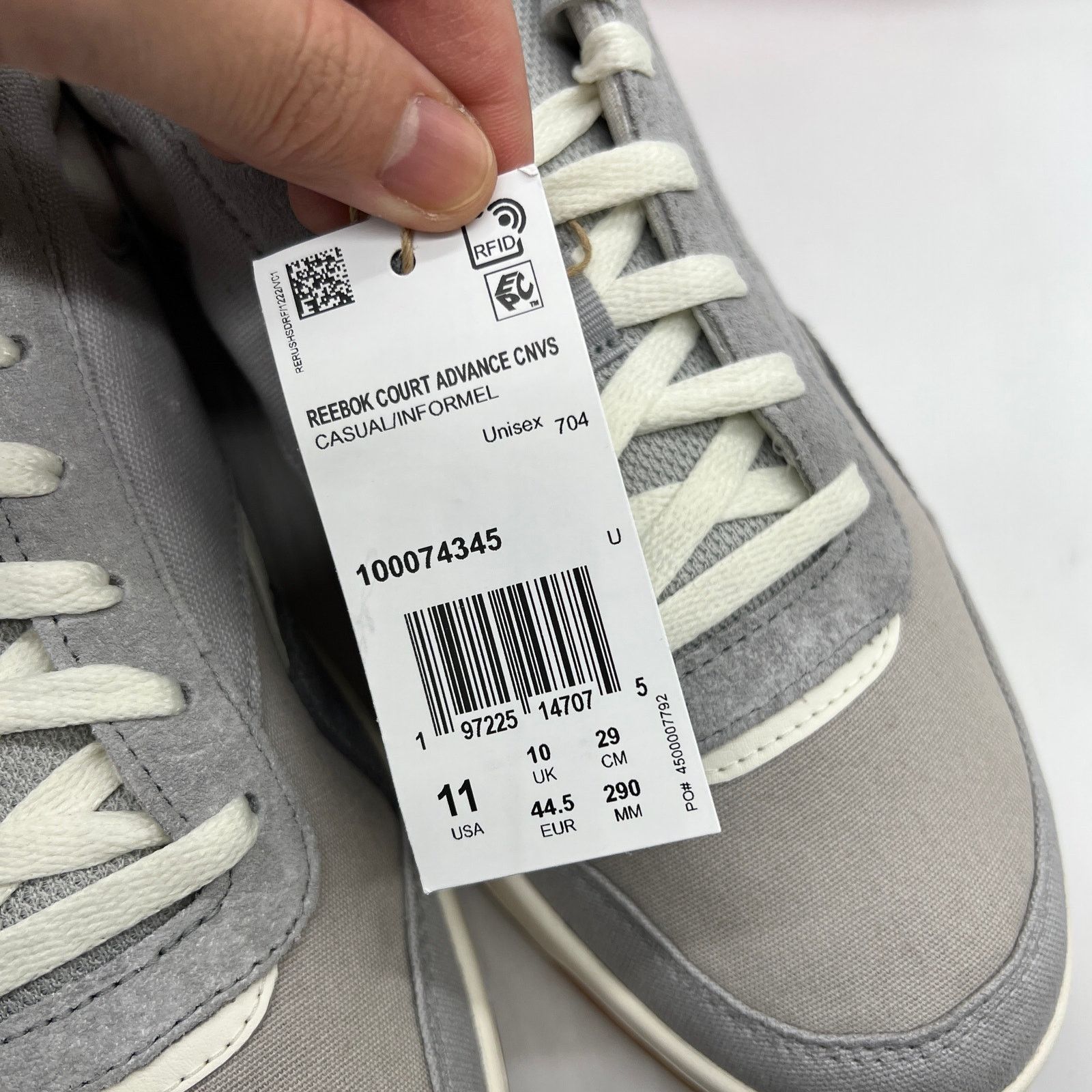 Reebok Reebok Unisex-Adult Court Advance Canvas Sneaker Size 11 Size US 11 / EU 44 - 5 Thumbnail