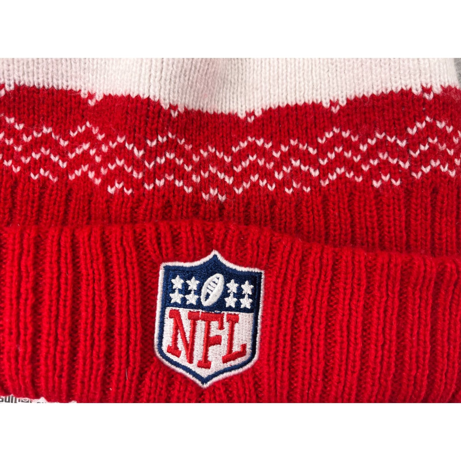 NFL VINTAGE Smirnoff x NFL Beanie Adult One Size Red White Embroidered Vodka Promotional Size ONE SIZE - 2 Thumbnail