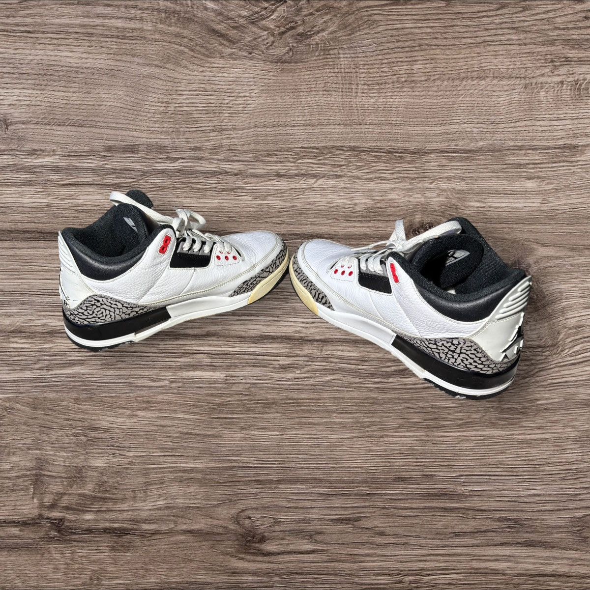 Nike Air Jordan 3 Retro Infrared 23 Men's Sneakers White Black Size US 10 / EU 43 - 7 Thumbnail