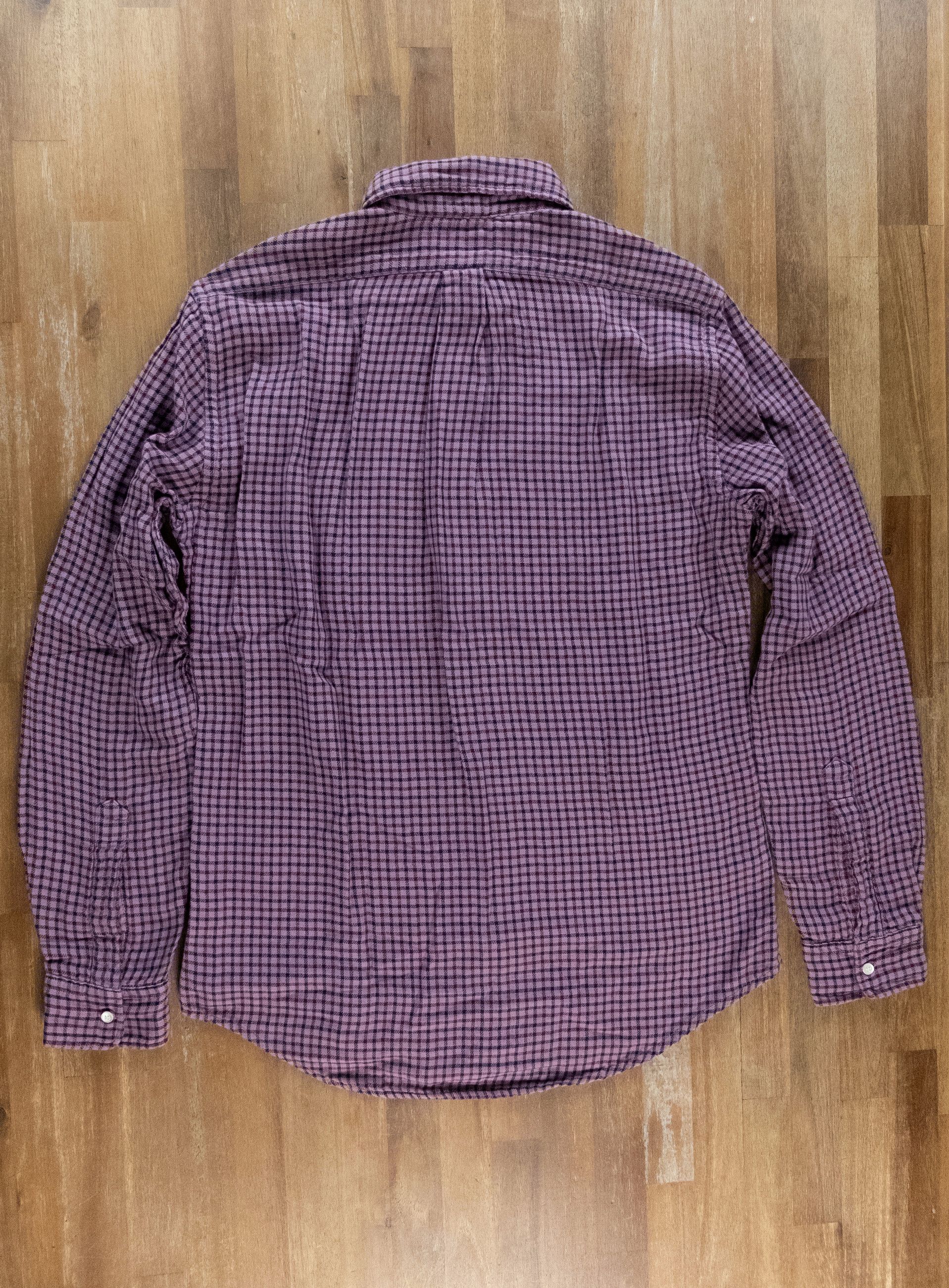 Aspesi ASPESI New Robert pink plaid button down flannel shirt M Size US M / EU 48-50 / 2 - 7 Thumbnail