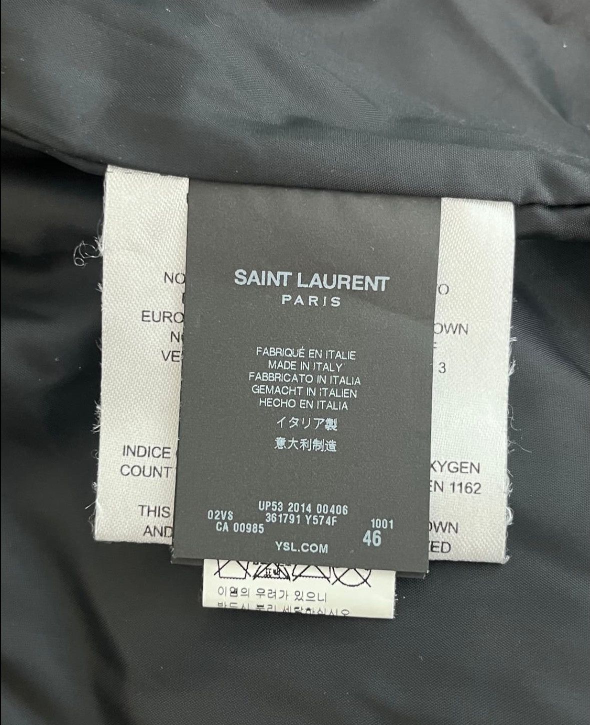 Saint Laurent Paris *rare* 14FW Saint Laurent x Hedi Slimane Studded Down Jacket Size US S / EU 44-46 / 1 - 5 Thumbnail