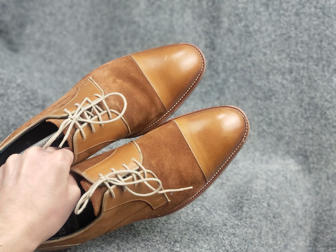 Barker Barker Design Butler Derby brown leather suede Classic Shoes Size US 11 / EU 44 - 17 Thumbnail