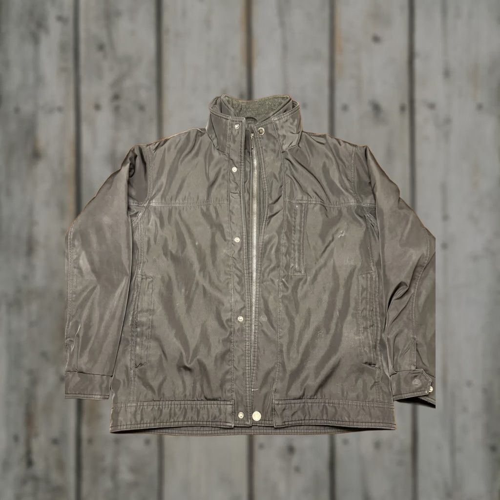 London Fog London Fog Coat Bomber Jacket Men Black L Full Zip Quilted Pockets Polyester Size US L / EU 52-54 / 3 - 1 Thumbnail