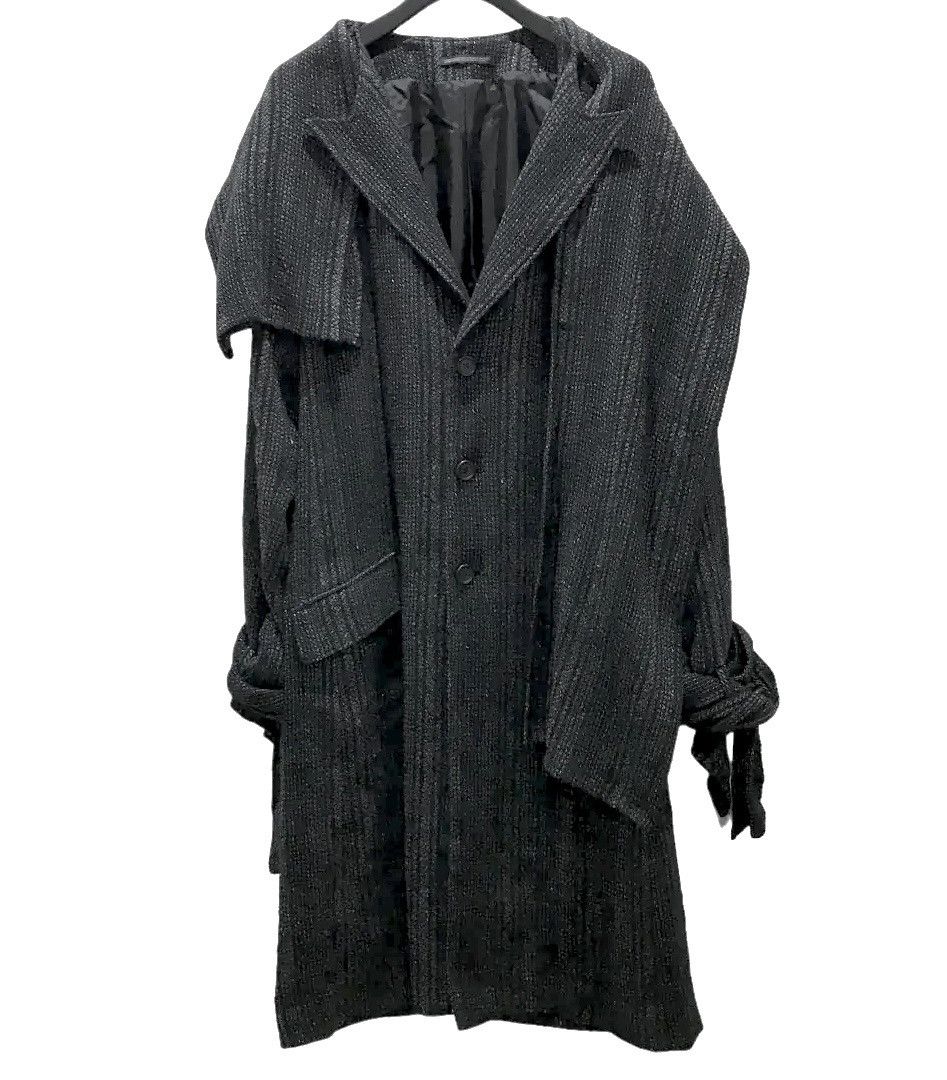 Yohji Yamamoto Pour Homme SS24 Coat Jacket Size US S / EU 44-46 / 1 - 2 Thumbnail