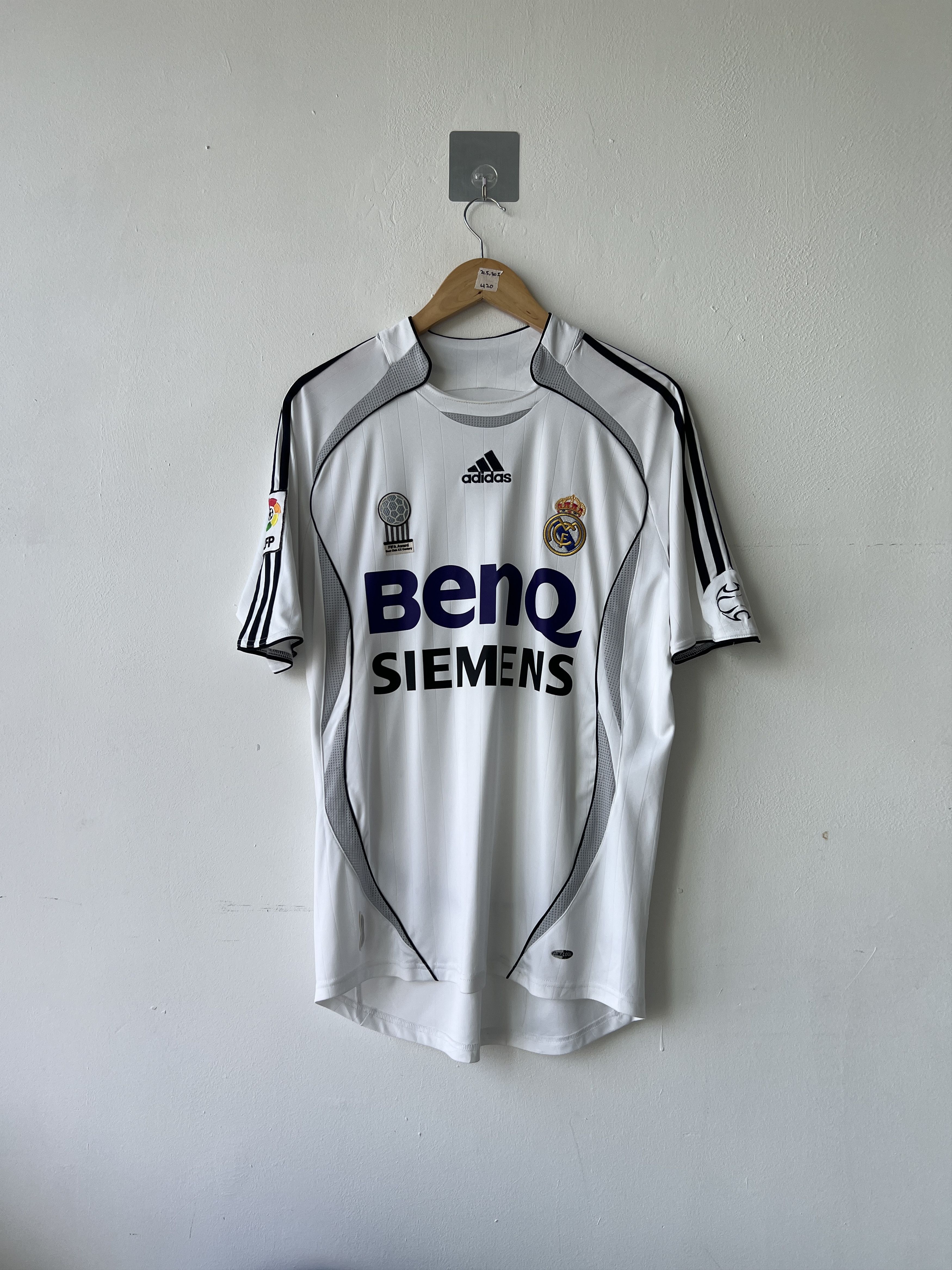 Adidas (M) Real Madrid 2006-07 Home Kit Ronaldo #9 Size US M / EU 48-50 / 2 - 2 Thumbnail