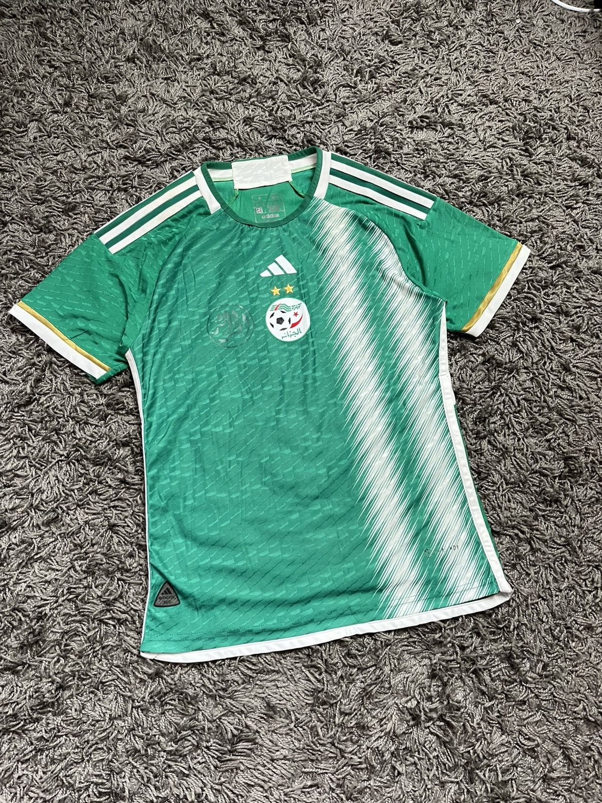 Adidas Algeria National Team 2022 Home Shirt - Player Issue - Size US S / EU 44-46 / 1 - 1 Thumbnail
