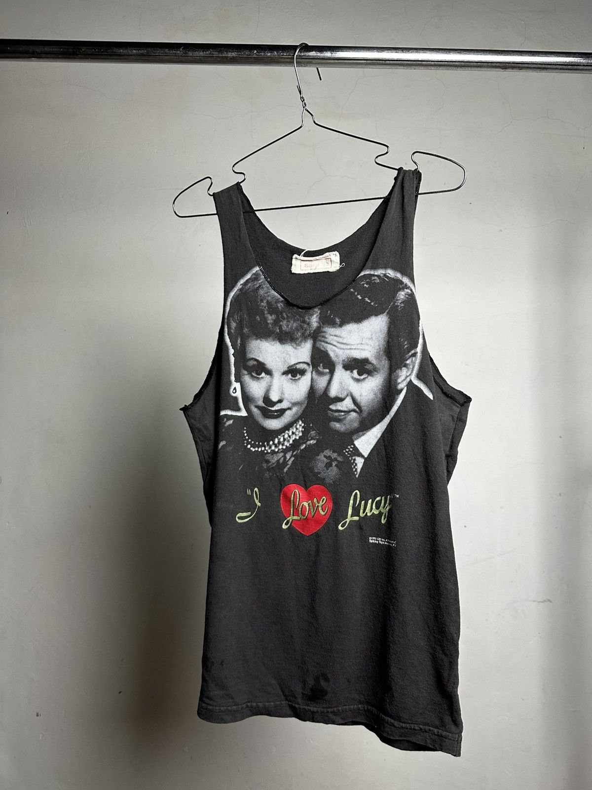 Vintage 90’s Vintage I Love Lucy Sample Sleeveless Shirt Size US M / EU 48-50 / 2 - 1 Thumbnail