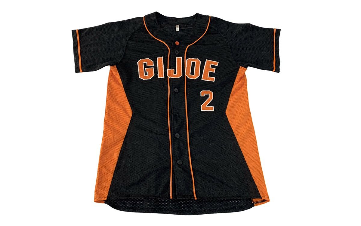 Vintage GI Joe Button Up Spell Out Embroidery Logo Jerseys Tee Size US M / EU 48-50 / 2 - 1 Thumbnail