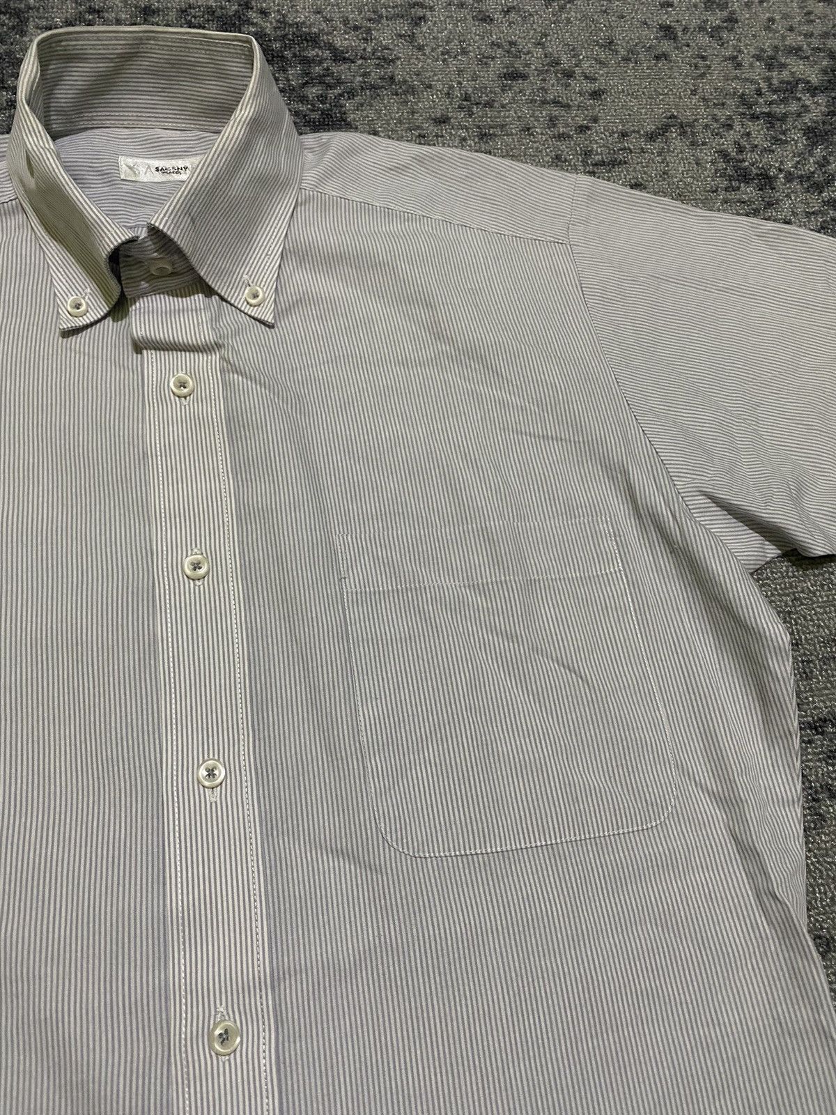 Japanese Brand × Y's for Men × Yohji Yamamoto Yohji Yamamoto Sacsny Y’saccs stripe shirt Size US S / EU 44-46 / 1 - 4 Thumbnail