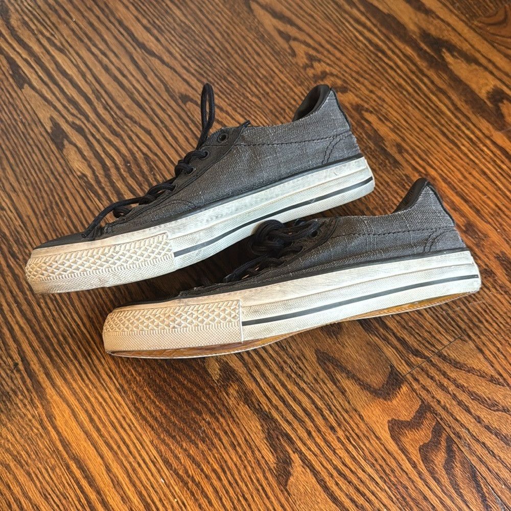 Converse × John Varvatos Converse X John Varvatos distressed black woven lace up low Size US 5 / EU 37 - 2 Thumbnail