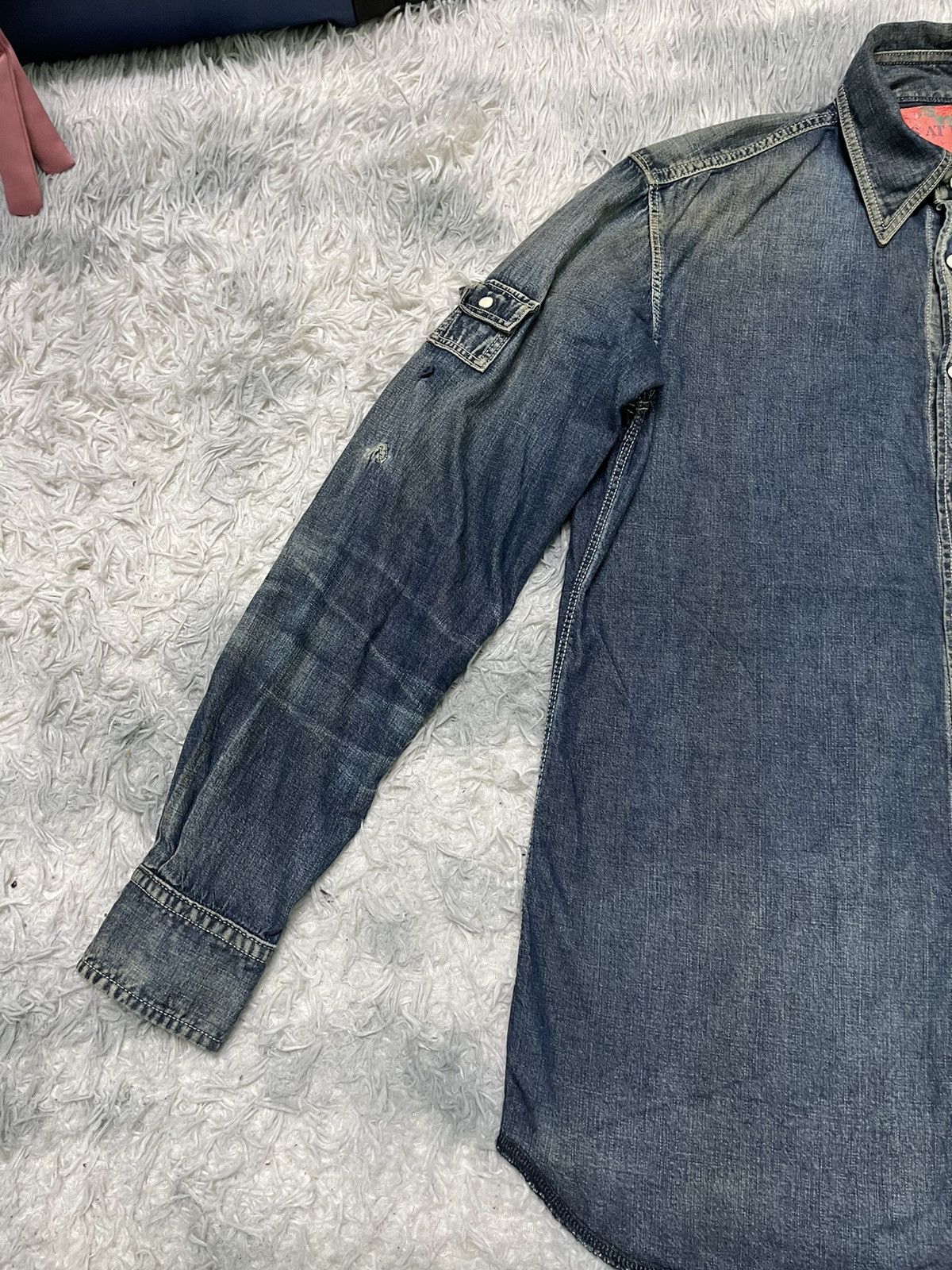 Yohji Yamamoto 90s YOHJI YAMAMOTO DENIM BUTTON UP RARE Size US L / EU 52-54 / 3 - 7 Thumbnail