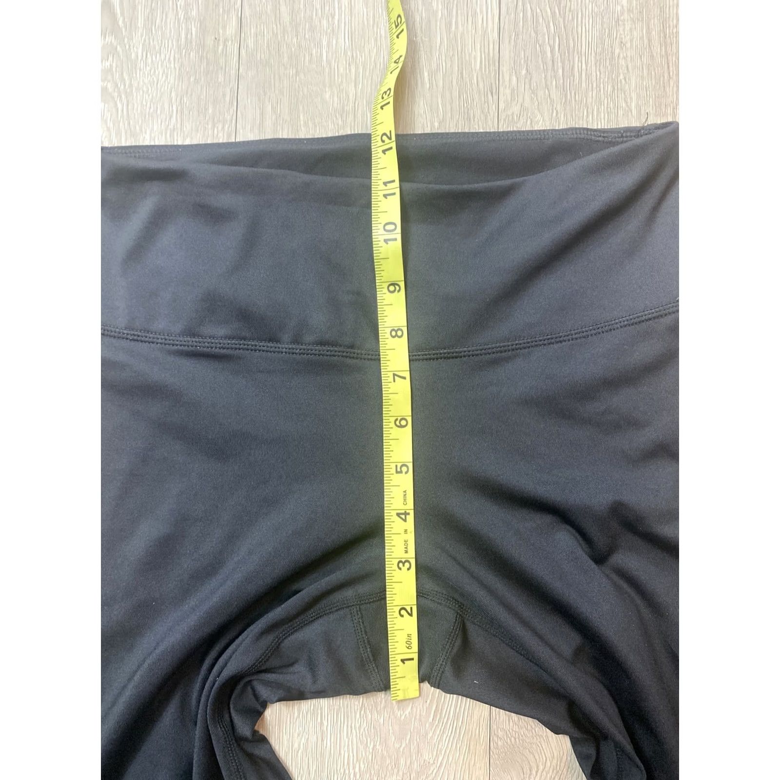 Vintage Z By Zella Womens Medium Black Capri Leggings Cross Cross Semi Open Calf Size 32" / US 10 / IT 46 - 5 Thumbnail