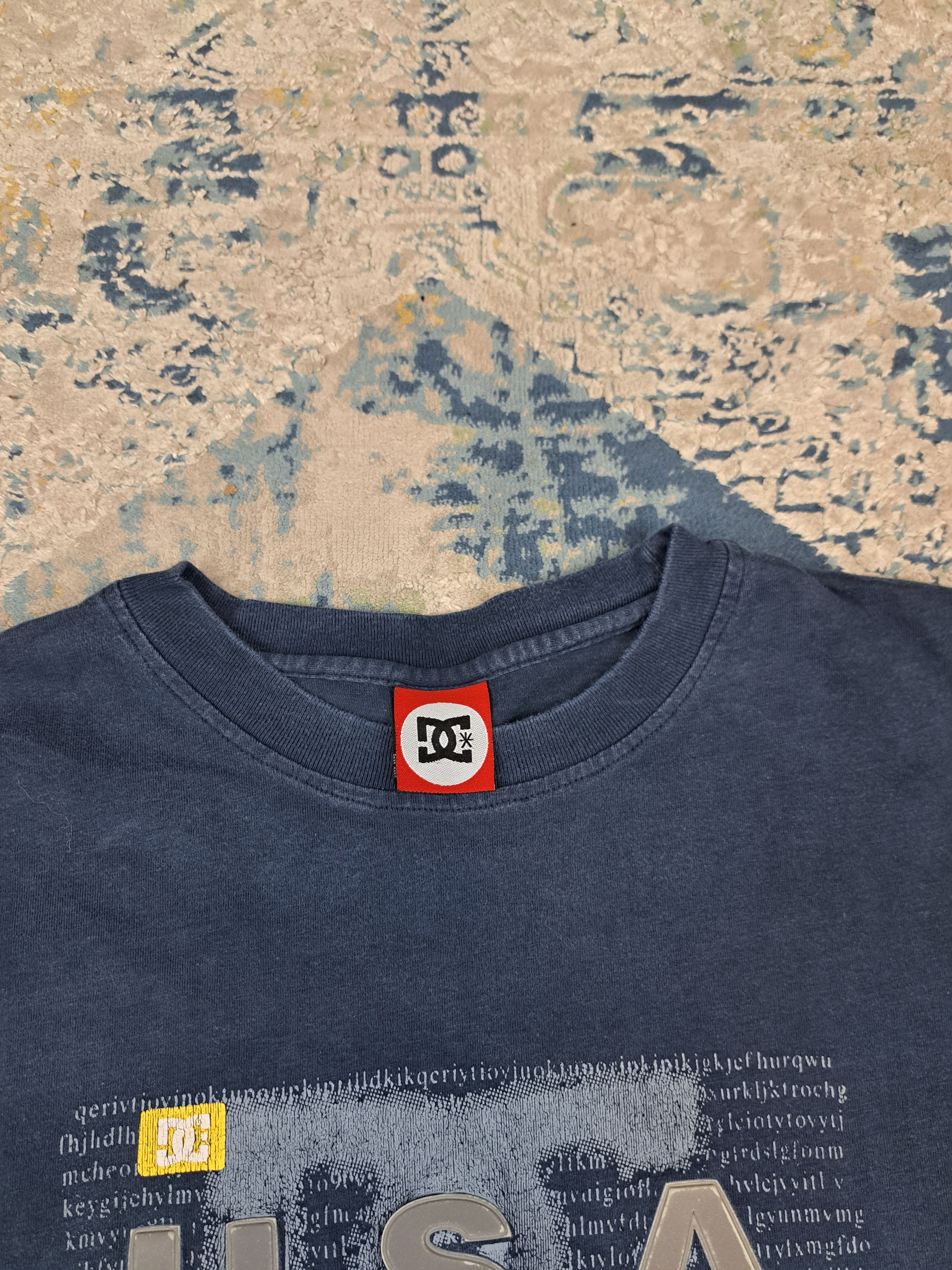 DC DC Shoe Co USA Vintage Tee Skateboard Washed Rare Size US XL / EU 56 / 4 - 3 Thumbnail