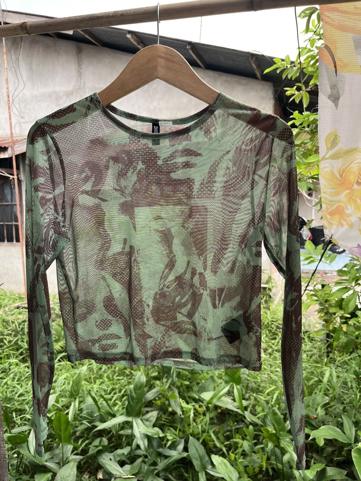 If Six Was Nine × Jean Paul Gaultier × Le Grande Bleu (L.G.B.) Japanese Grunge Girl Long Sleeve Mash Style Size US L / EU 52-54 / 3 - 2 Thumbnail