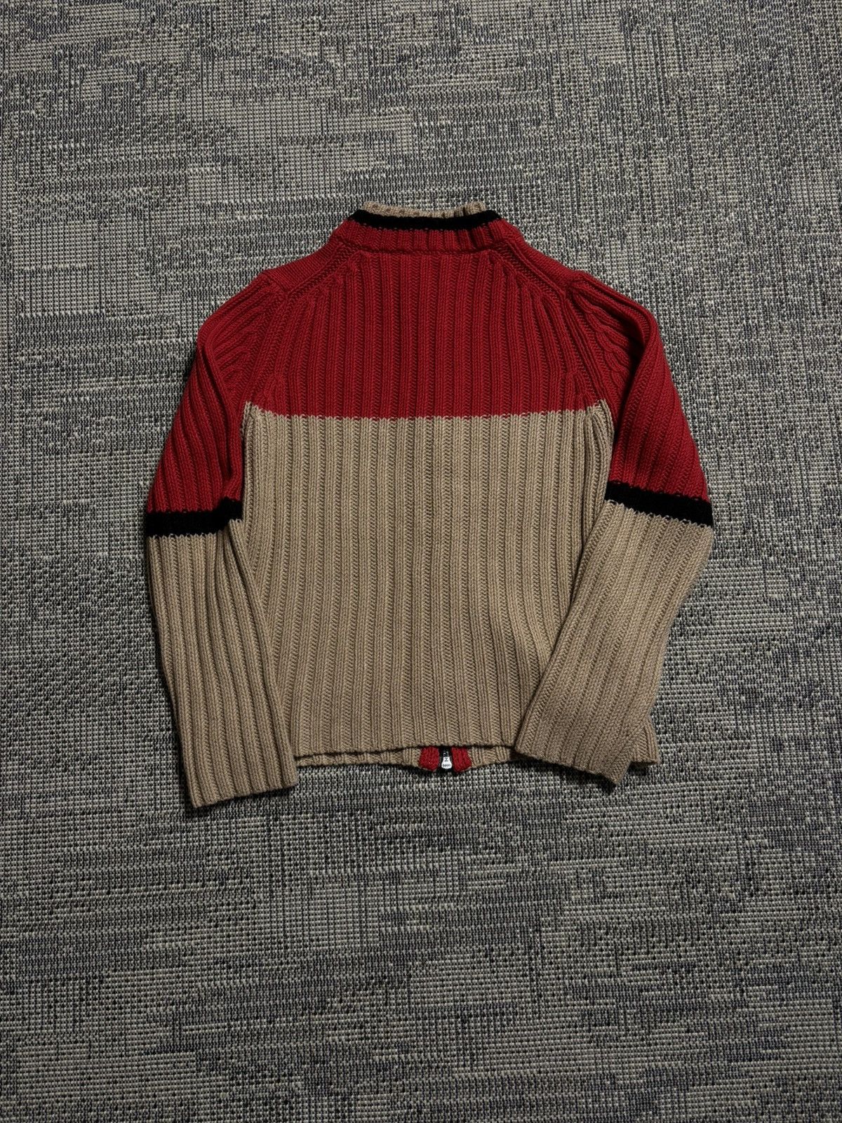 Italic Marc Cain Lampo Italy 🇮🇹 Wool Full Zip Sweater Size S / US 4 / IT 40 - 6 Thumbnail