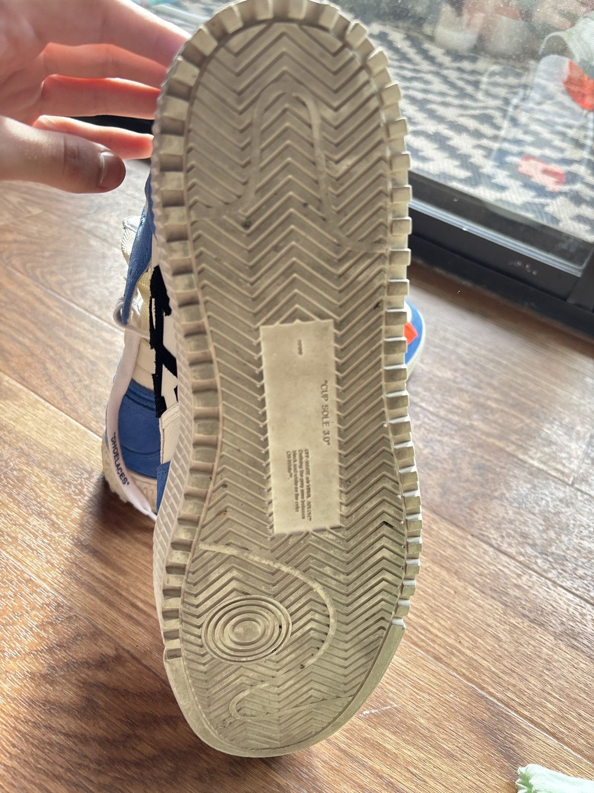 Off-White OFF-WHITE Off-Court 3.0 High White Sky Blue Size US 11.5 / EU 44-45 - 5 Thumbnail