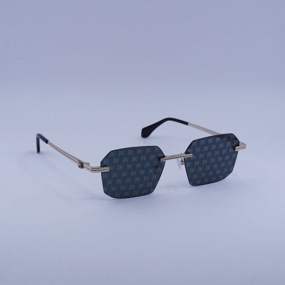 Palm Angels PERI10G QUARTZ 7607 Sunglasses Gold Geometric