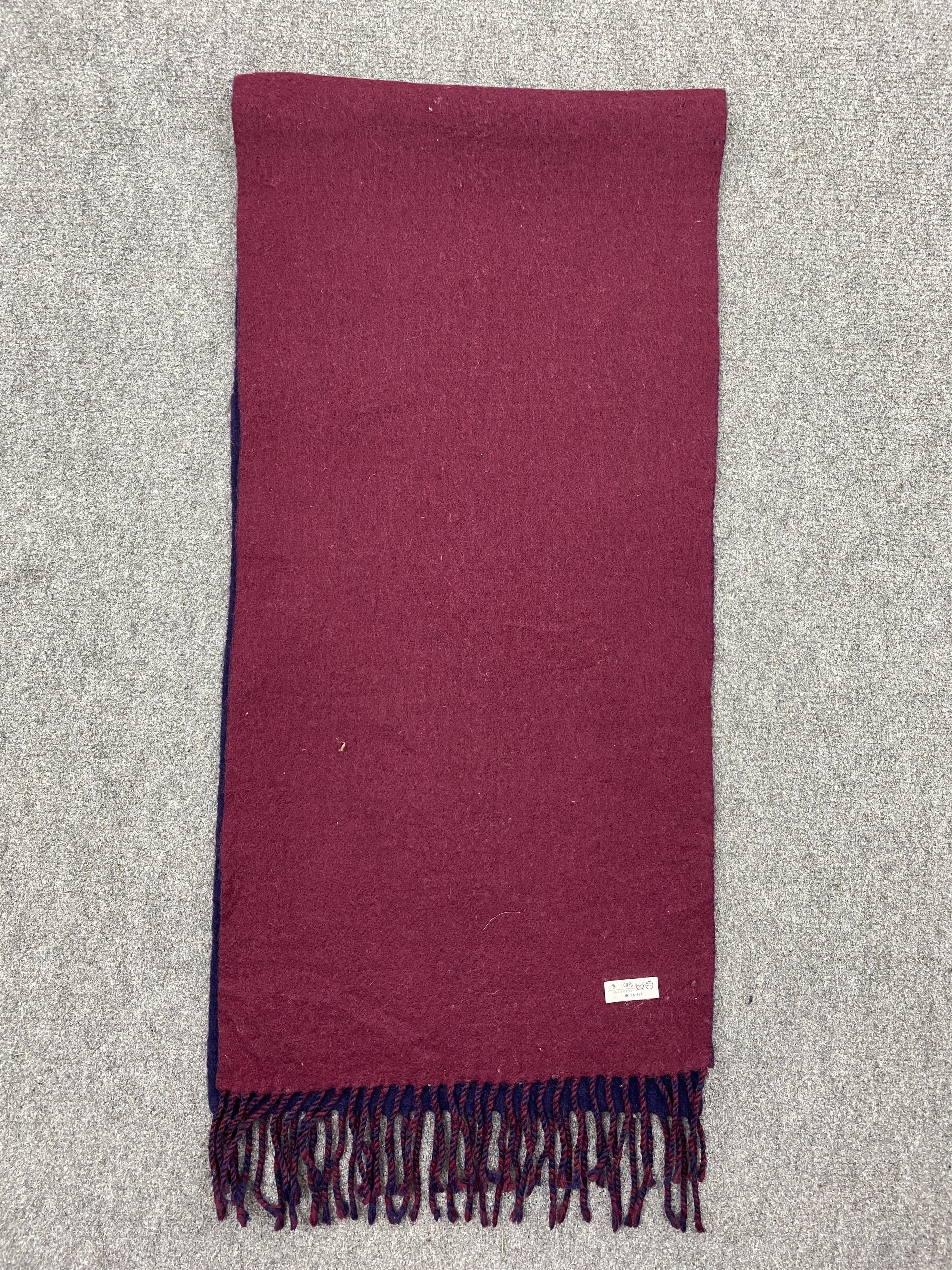 Japanese Brand Plain Cashmere Scarf Muffler Unbranded Neckwear - SC0050 Size ONE SIZE - 7 Thumbnail