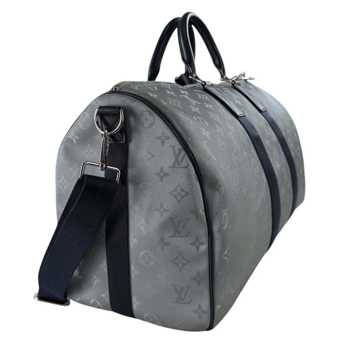 Louis Vuitton Louis Vuitton Monogram Satellite Keepall Bando 50 Duffle Bag Size ONE SIZE - 4 Thumbnail
