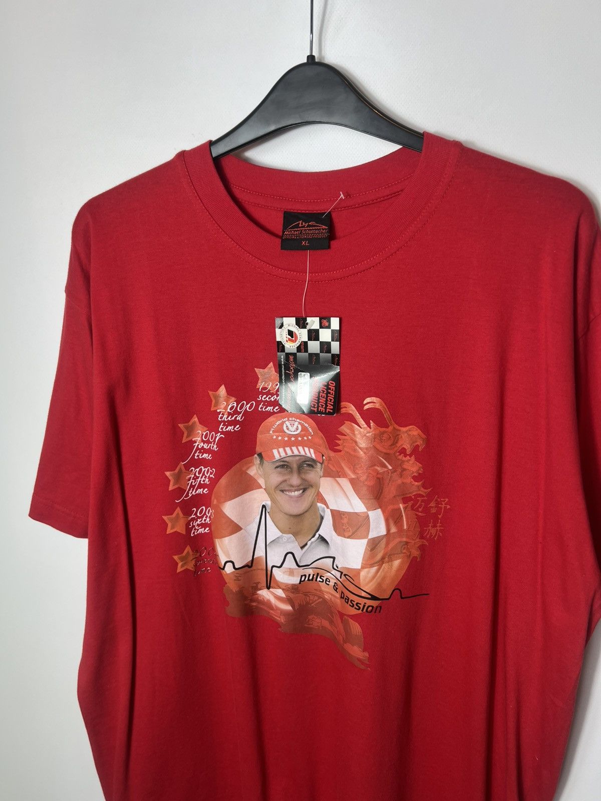 Ferrari Vintage Michael Schumacher Y2K Ferrari Formula 1 Racing Tee Size US XL / EU 56 / 4 - 2 Thumbnail