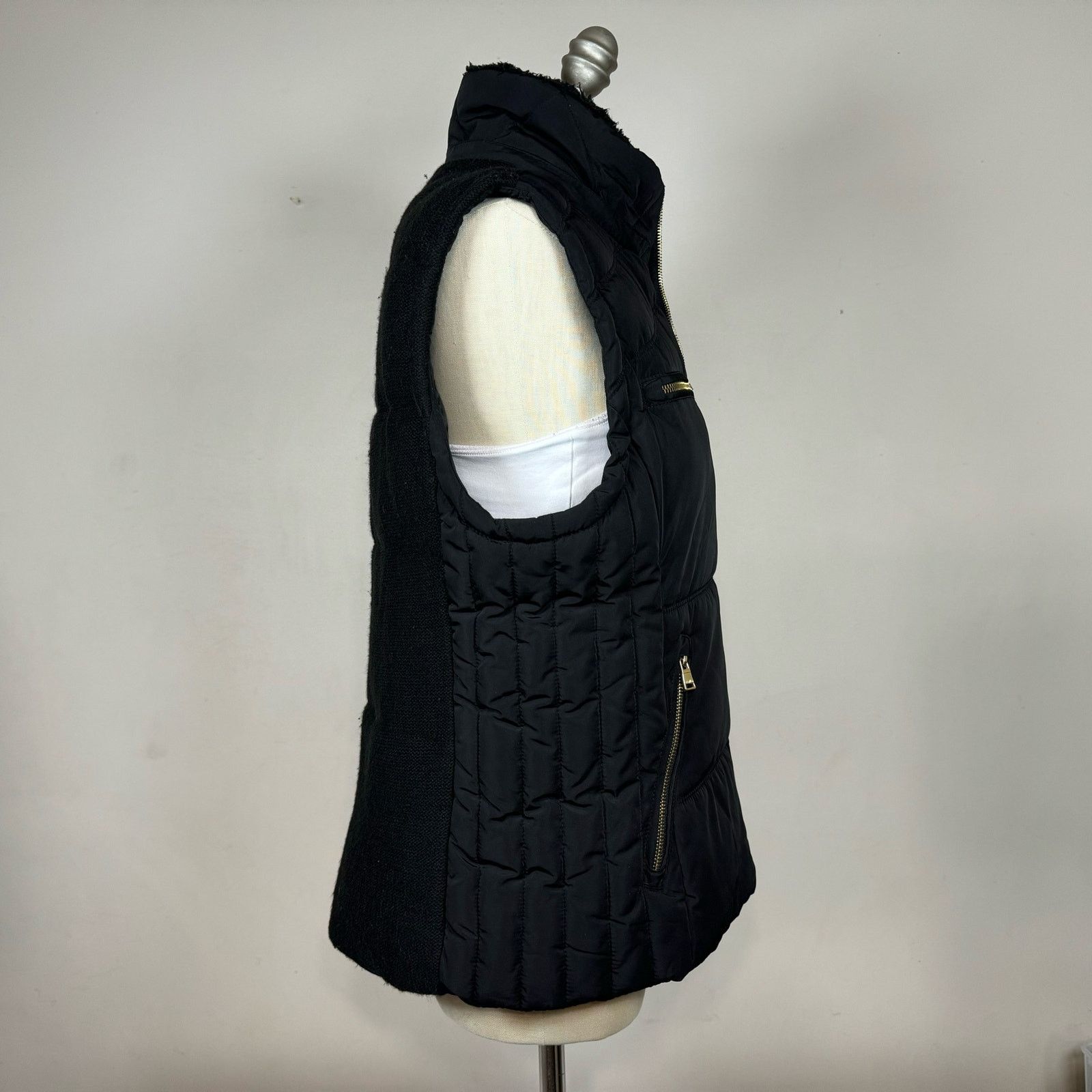 Calvin Klein Performance Knit Back Puffer Vest Men’s L USED